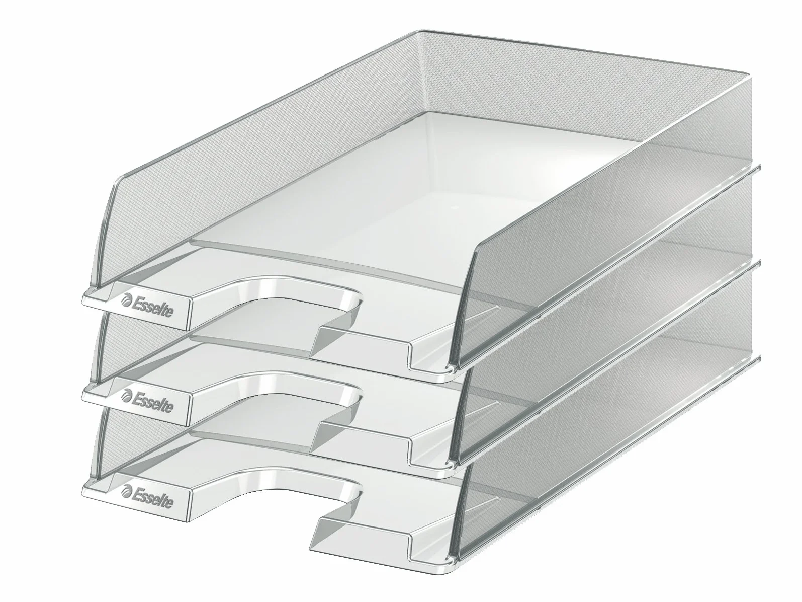Esselte Corbeilles à courrier Europost A4 Empilable Transparent Lot de 10