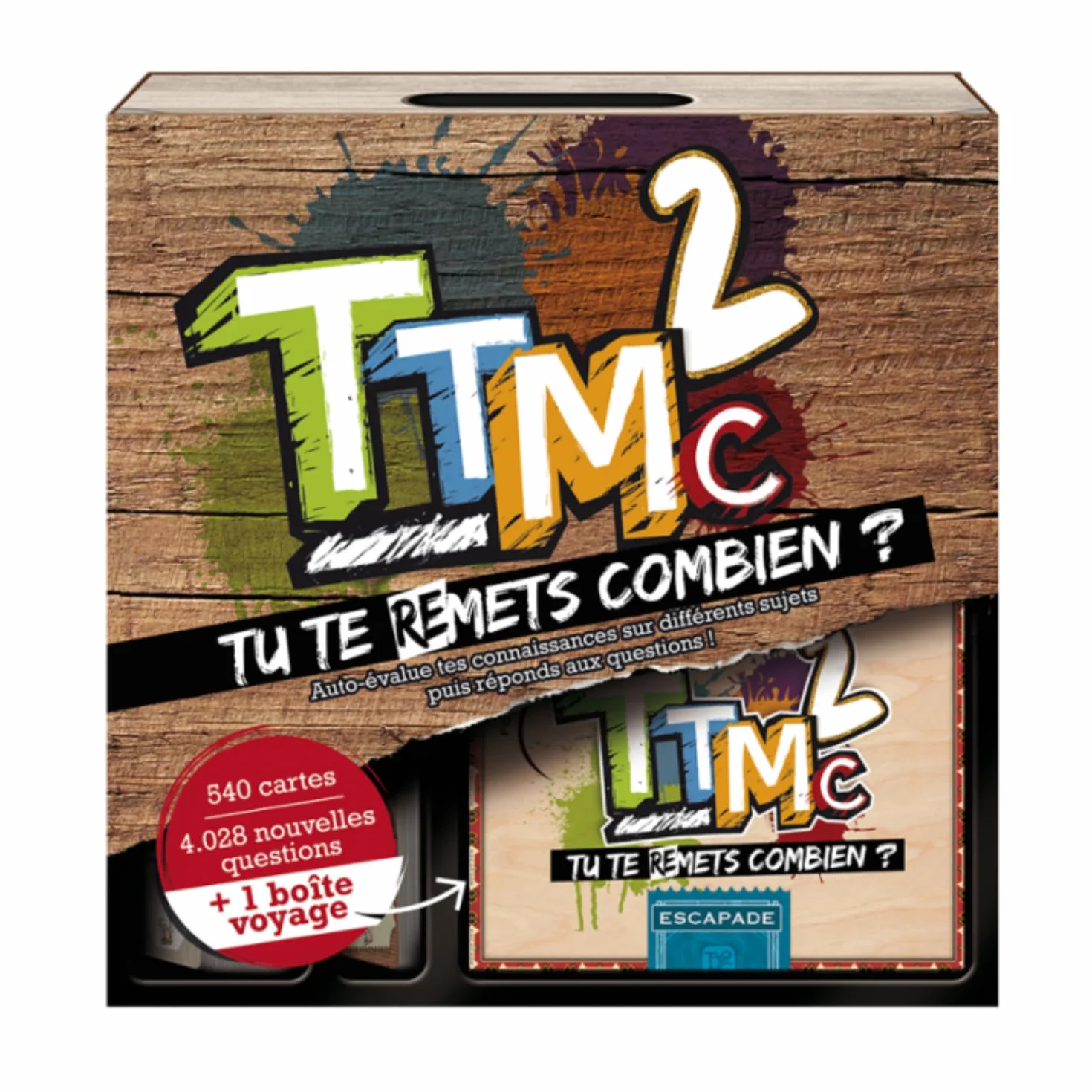 Jeu de société TTMC2 - Tu Te (RE) Mets Combien ? - Quiz Culture générale - Ambiance - Jeu de Plateau
