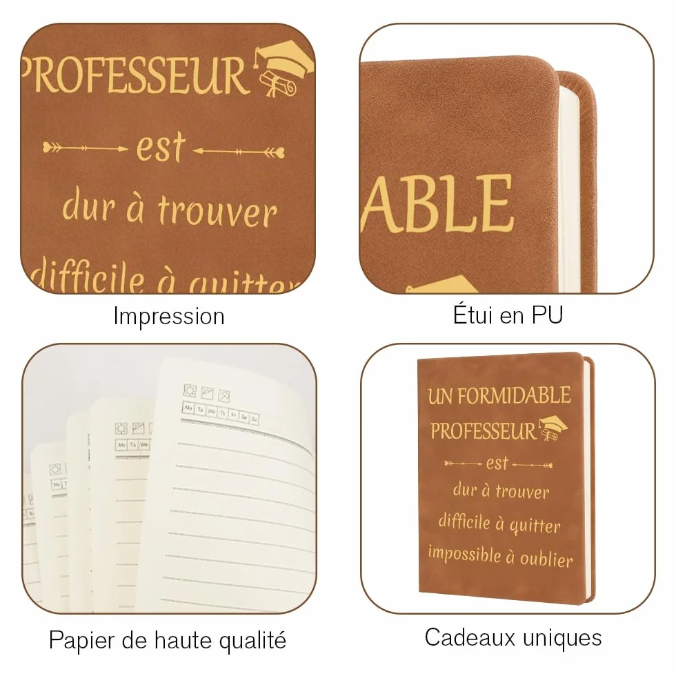 Carnet De Notes Professeur Des Ecoles Cadeau Maitresse Fin D'année Scolaire