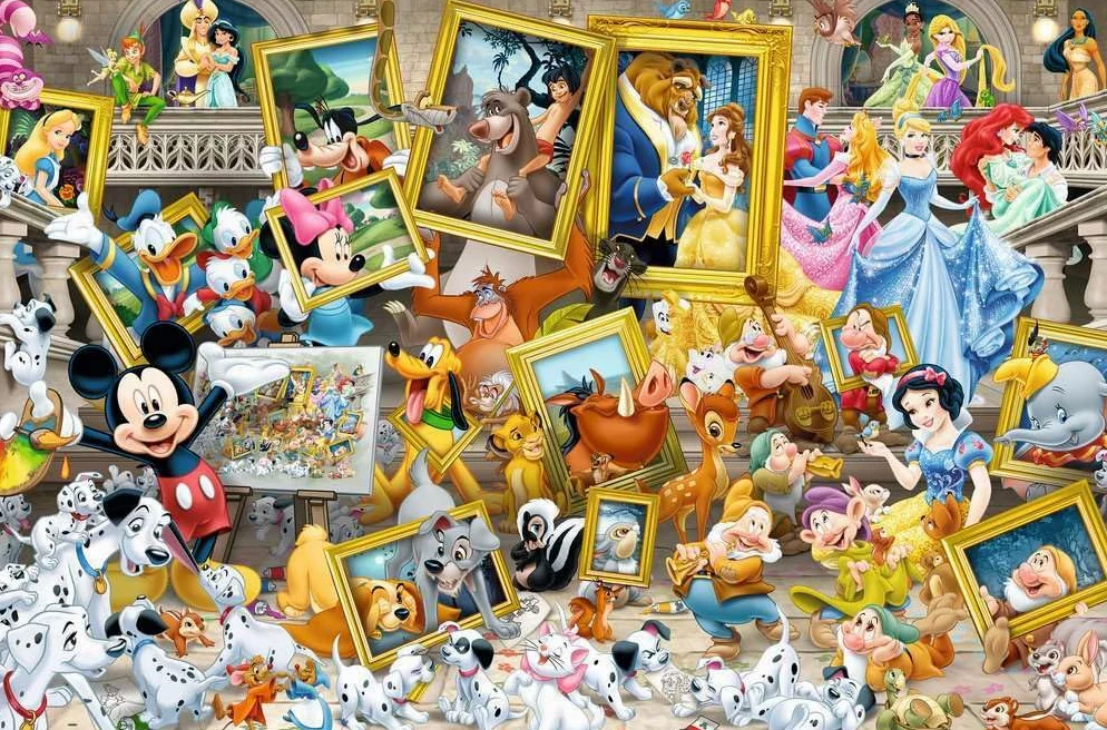 Ravensburger - Puzzle Adulte - Puzzle 5000 p - Mickey l'artiste - Disney - 17432