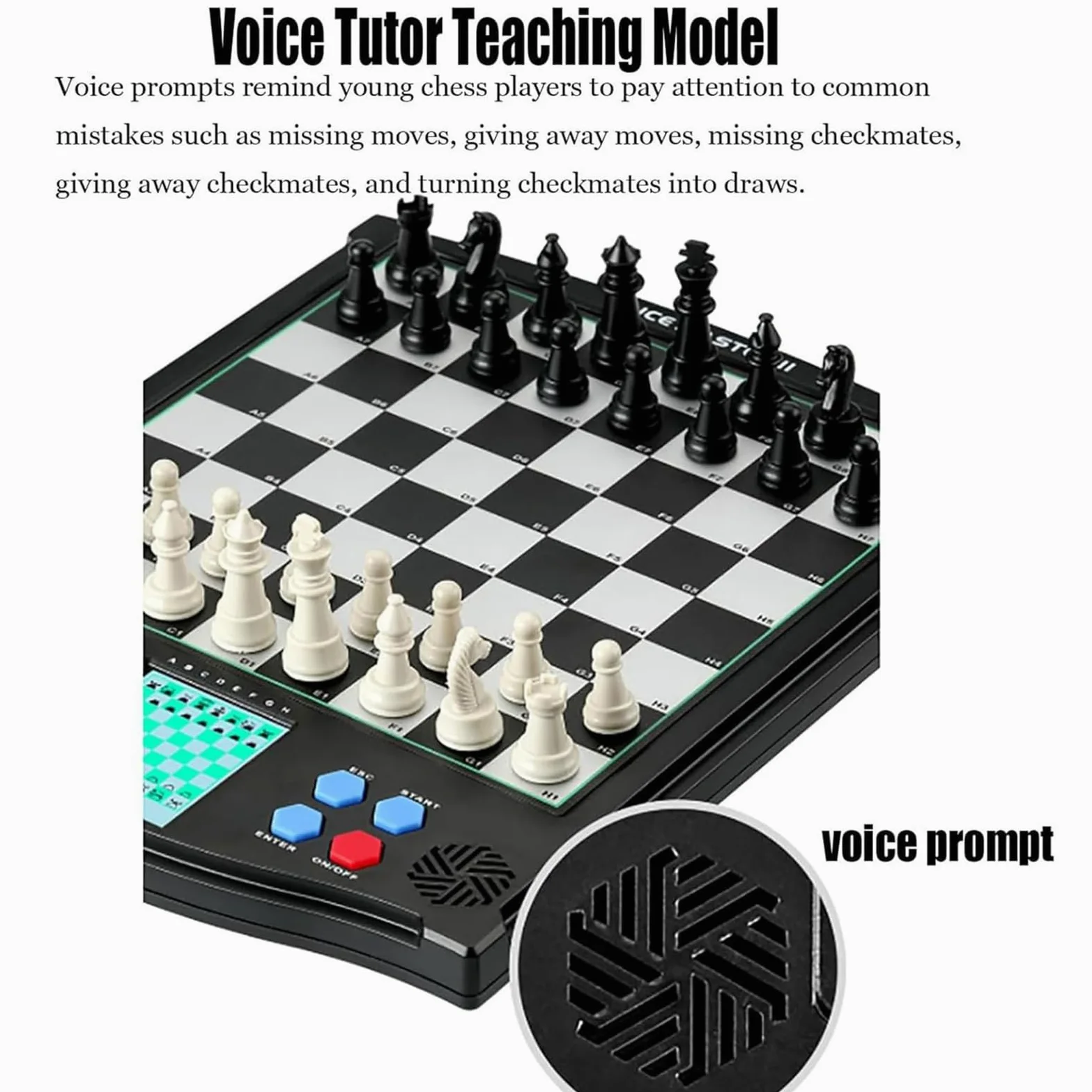 Jeu D’échecs électronique Interactif, échiquier électronique à écran Tactile, avec Affichage Intelligent, Plus De 30 Niveaux De Difficulté, Ordinateur D’échecs IA, sans Connexion Réseau