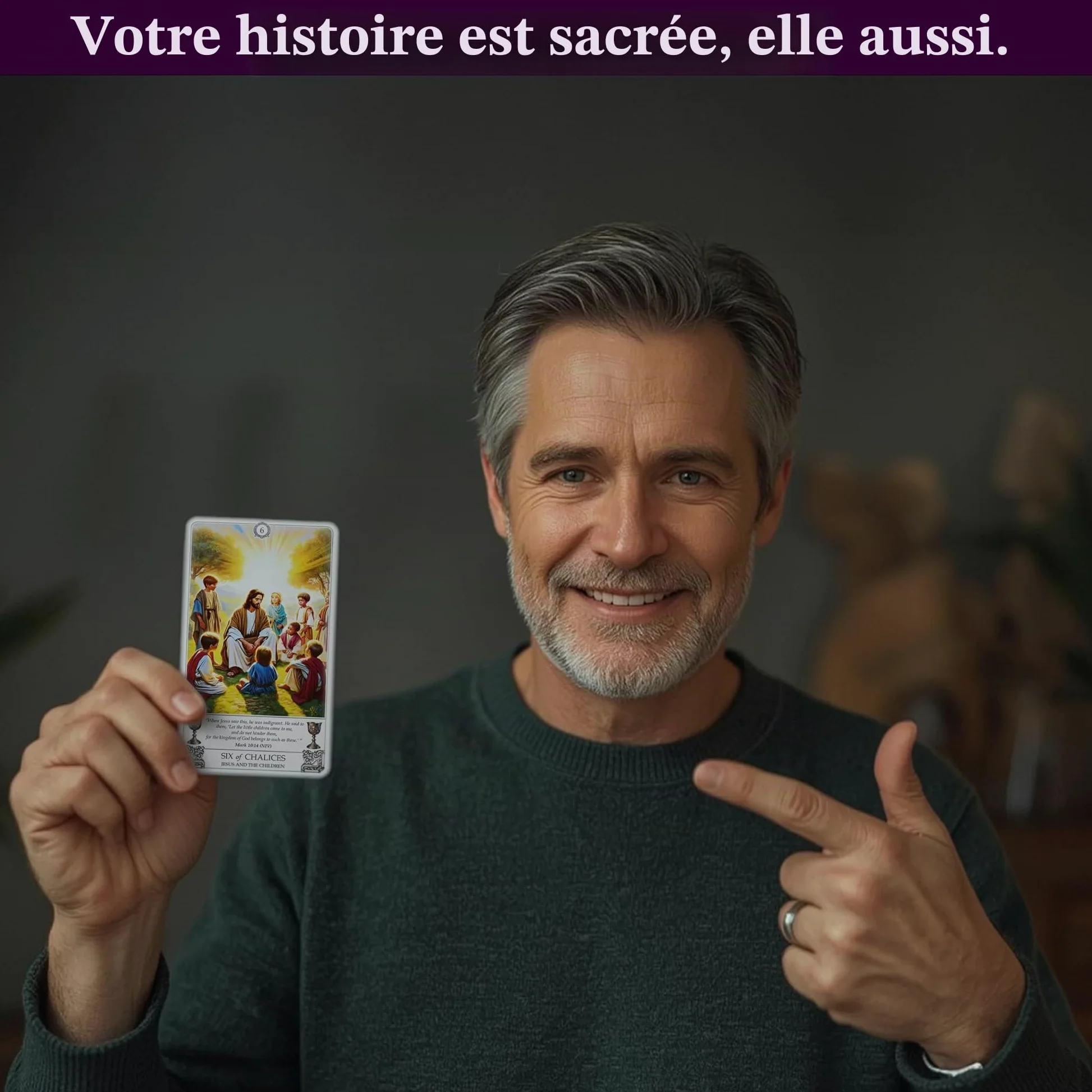Deck : jeu de 78 cartes et guide Unique, basé sur la sagesse de la Bible Qualité supérieure Flexible et facile à mélanger Impression très détaillée