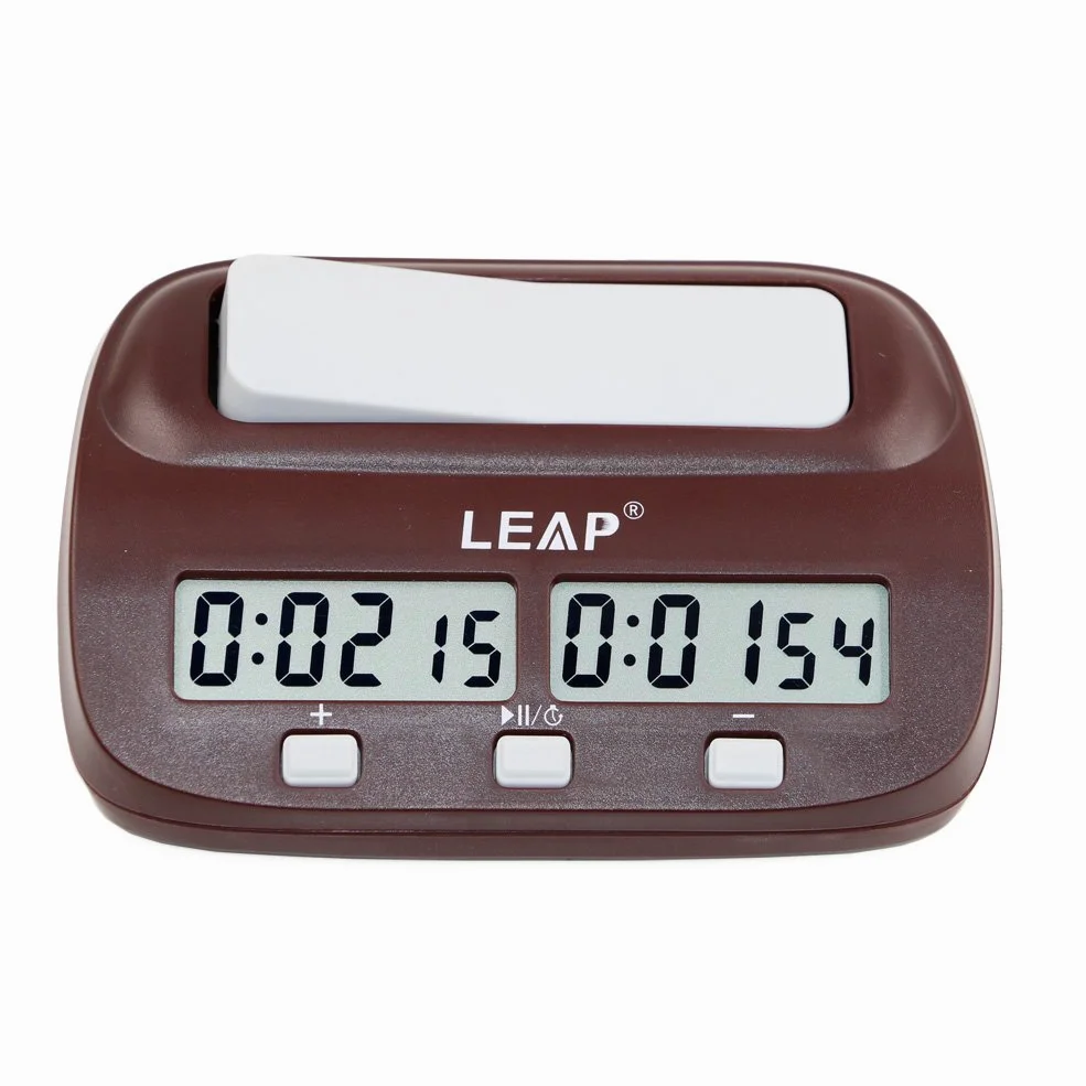minuterie d’échecs numérique pour Les Enfants aux Adultes Horloge d’échecs Professionnelle avec Fonction de Retard de comptage Haut/Bas, Portable