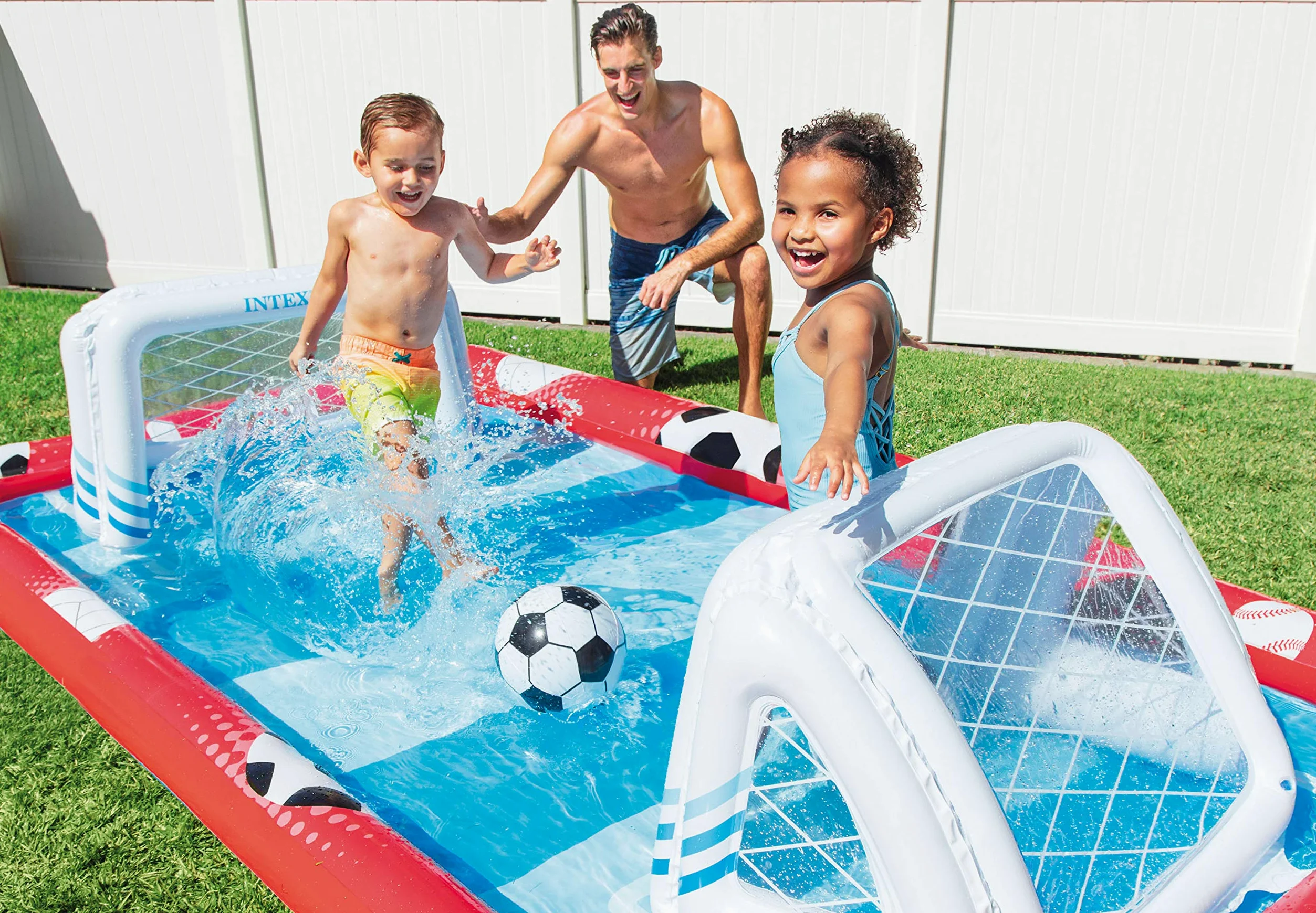 Pataugeoire gonflable pour enfants Intex Sports Games 470 l (325 x 267 x 102 cm)