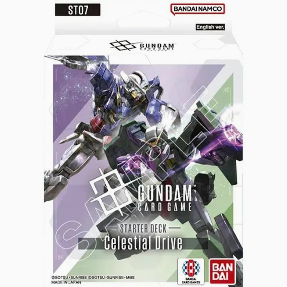 Gundam ST07 Lot de 50 cartes de démarrage Celestial Drive