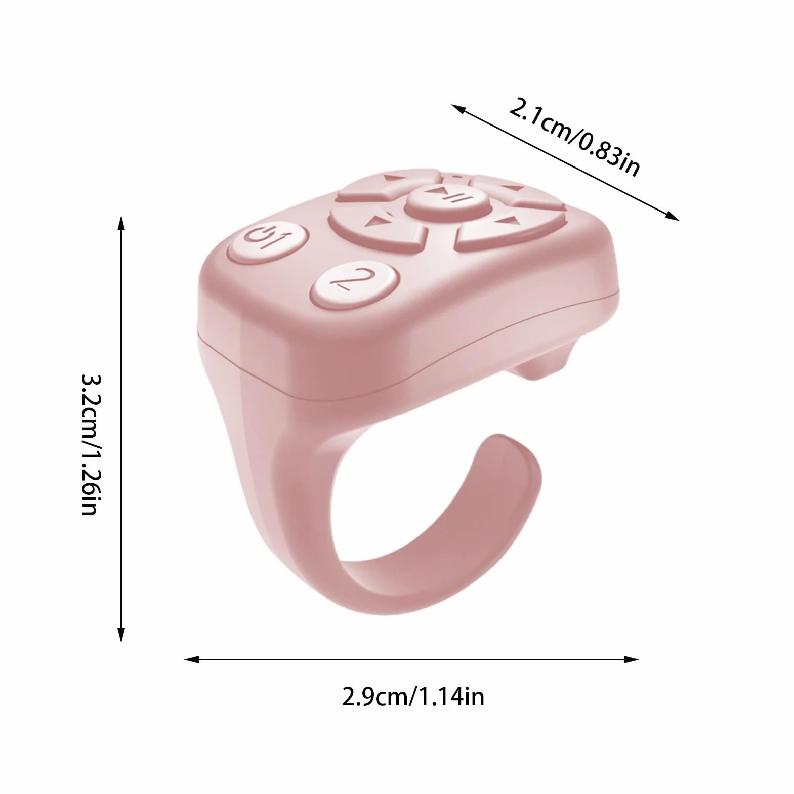 Clicker Automatique Anneau Intelligent Tourneur De Page Télécommandé Présentation Multifonction