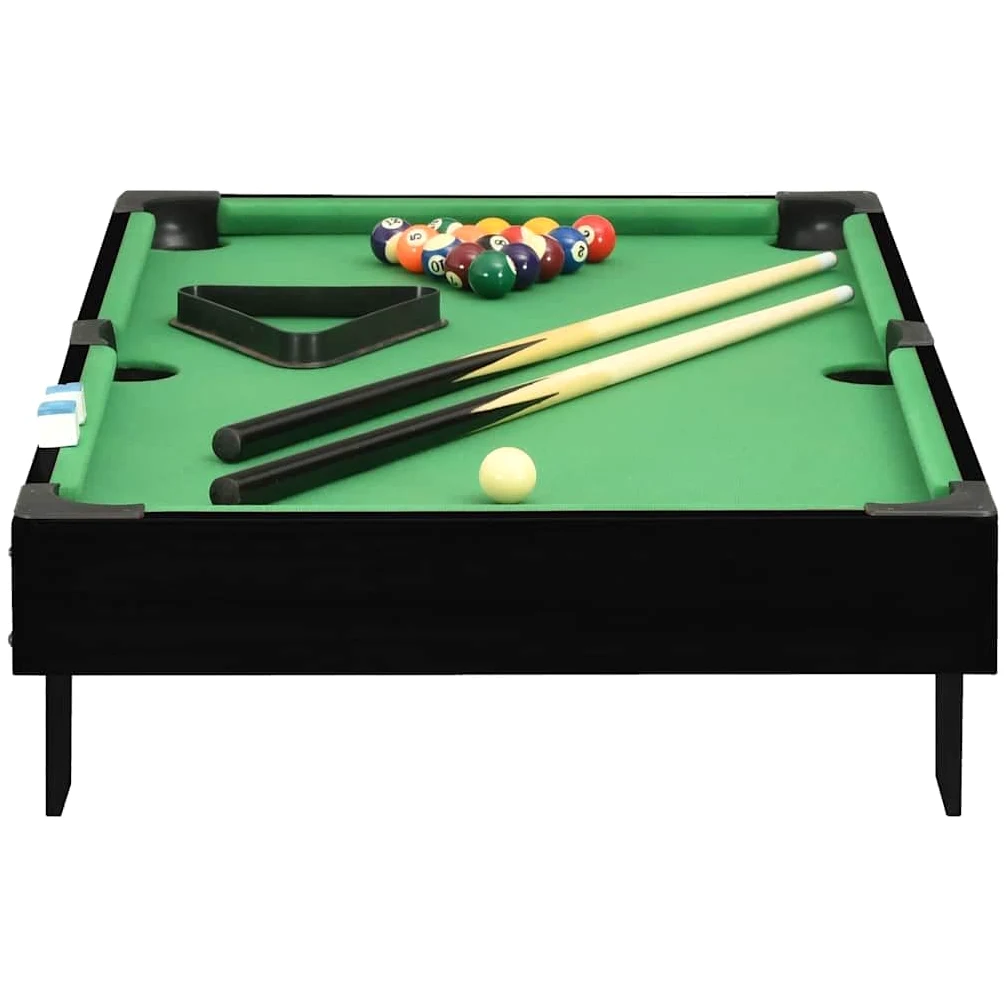 Mini table de billard pour enfants et adultes, 92 x 52 cm, kit de jeu pour la maison, table de billard compacte avec queue et boules