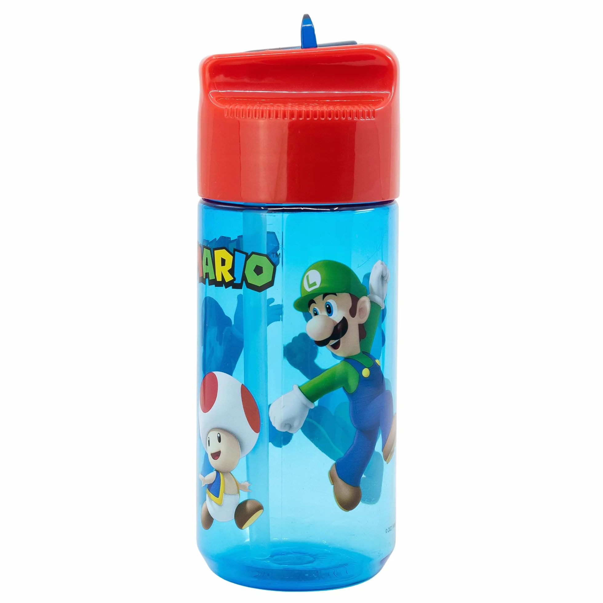 Gourde Super Mario Bros 430ml Ecozen Enfant Antigoutte Sans BPA