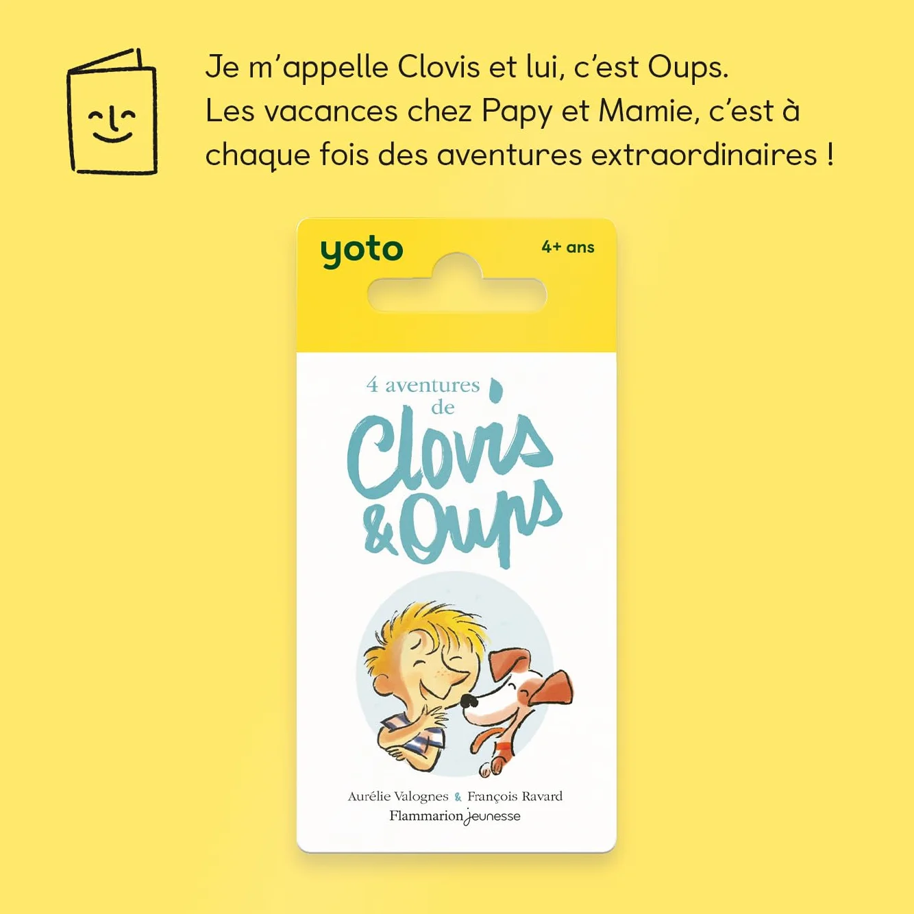 Yoto Aventures de Clovis et Oups Livre Audio Enfant Aurélie Valognes Conteuse Veilleuse Yoto Player Mini Histoires 4-7 Ans
