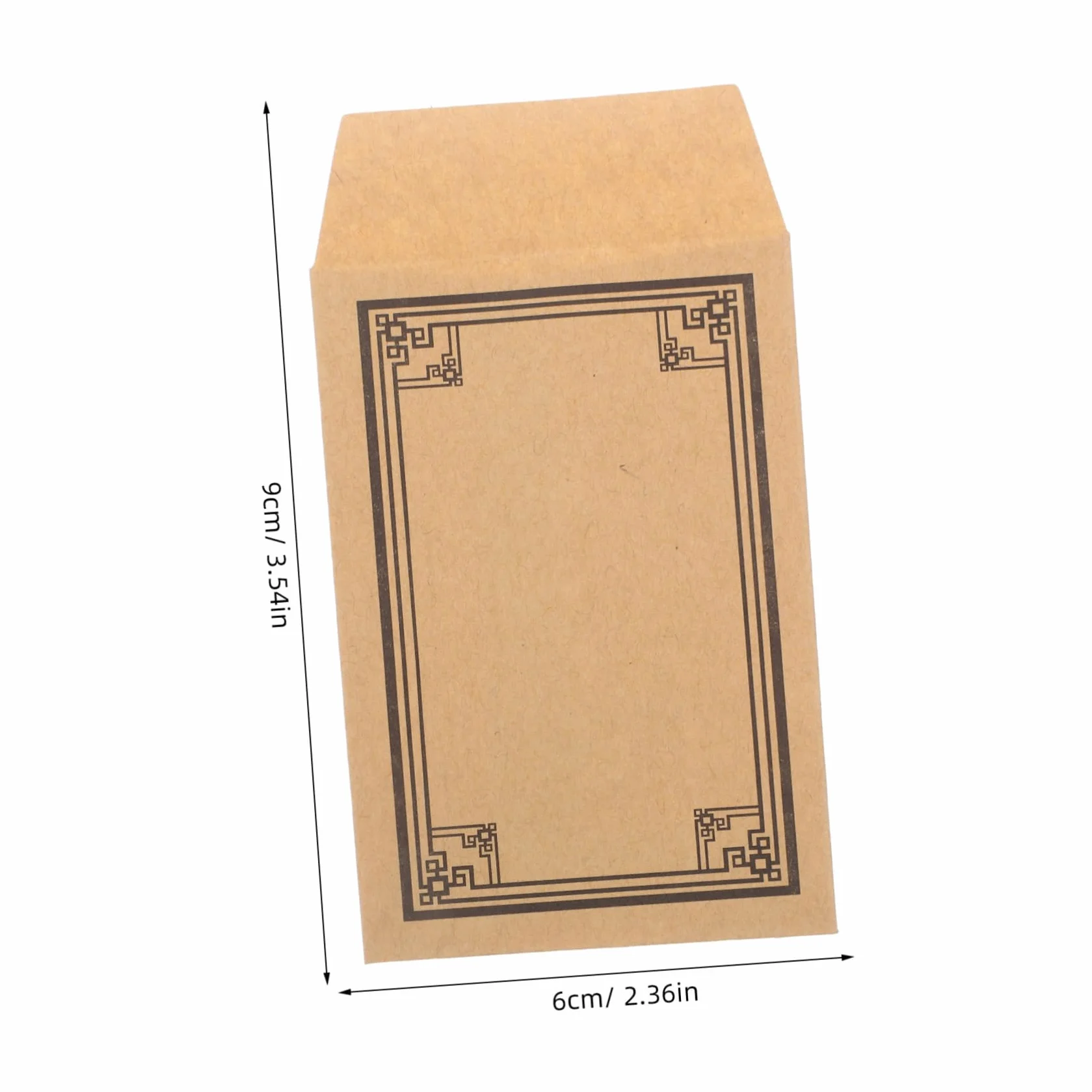 Mini Enveloppes Auto-adhésives Lot de 50 Papier Kraft Kaki pour Pièces de Monnaie