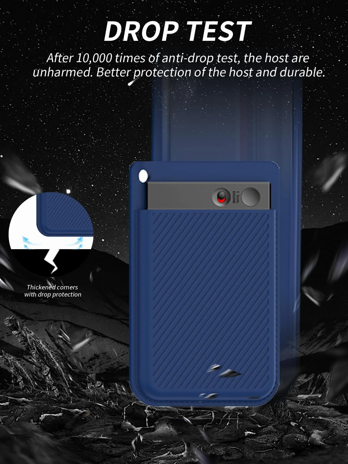 Étui pour enregistreur vocal PLAUD Note AI, lavable, protection antichute, bleu