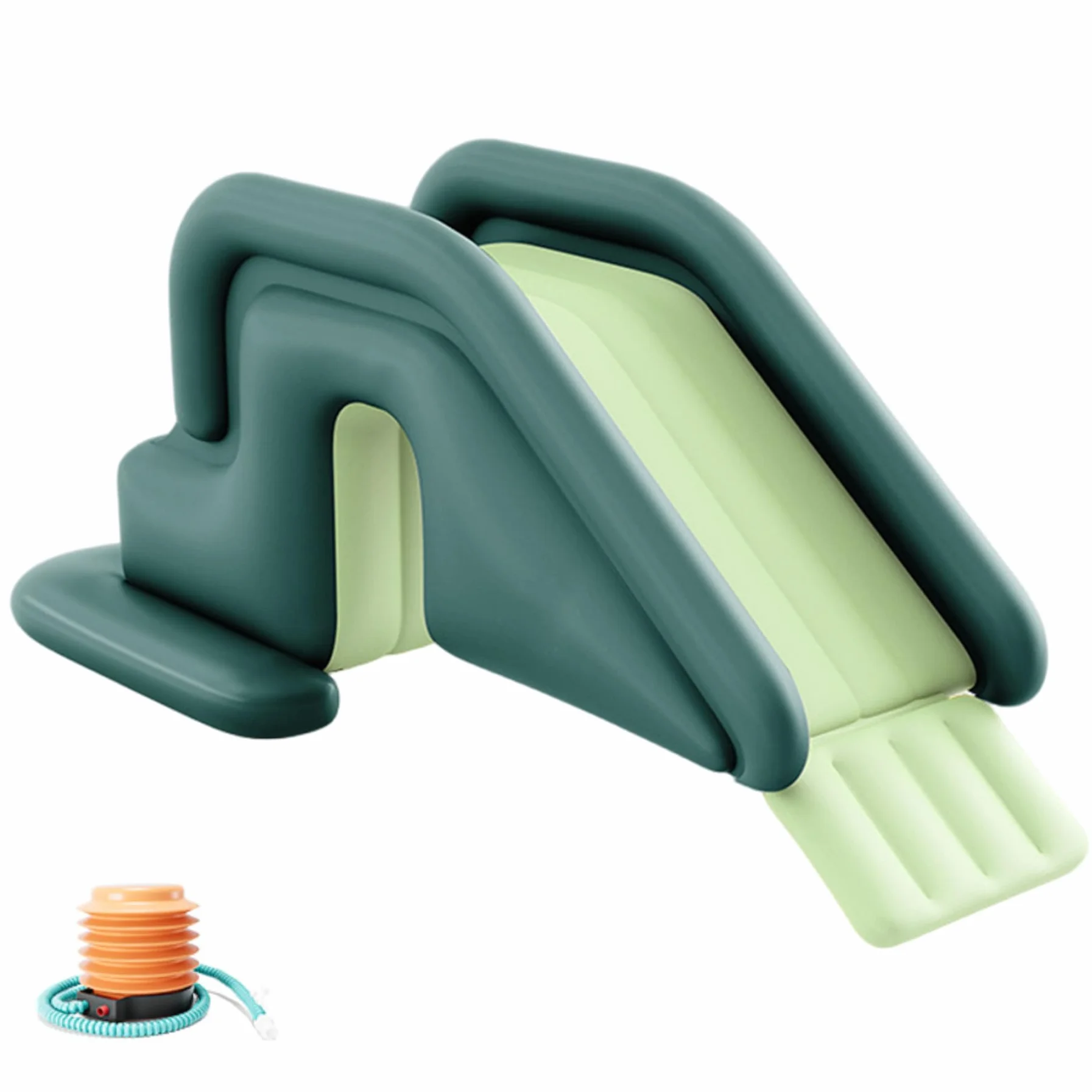 Toboggan de Piscine Gonflable en PVC avec Pompe à air pour Cour extérieure et intérieure, 78, 7 x 31, 5 x 33, 5 Pouces