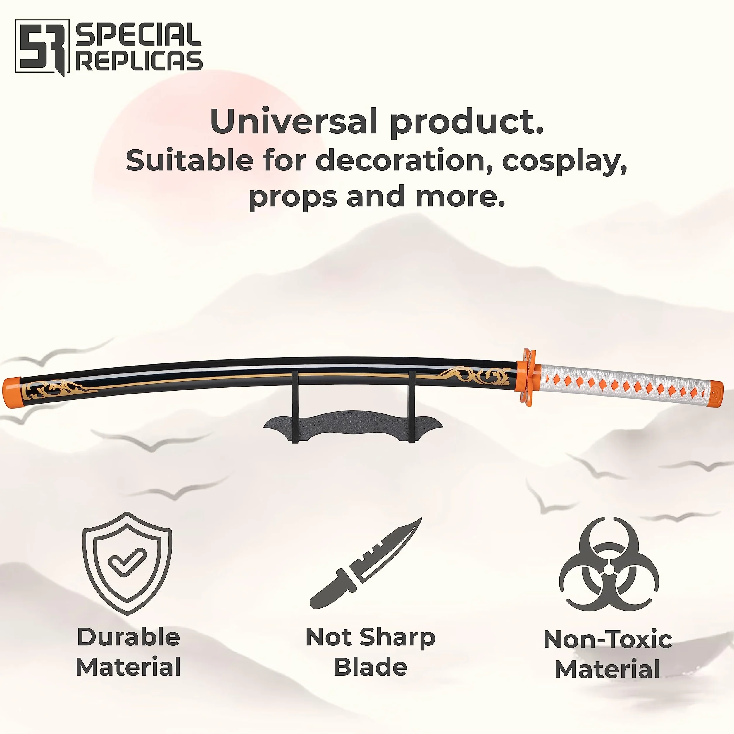 Katana Cosplay Demon Slayer 105 cm 41 Pouces Hashira Piliers Shinobu Kocho Bois