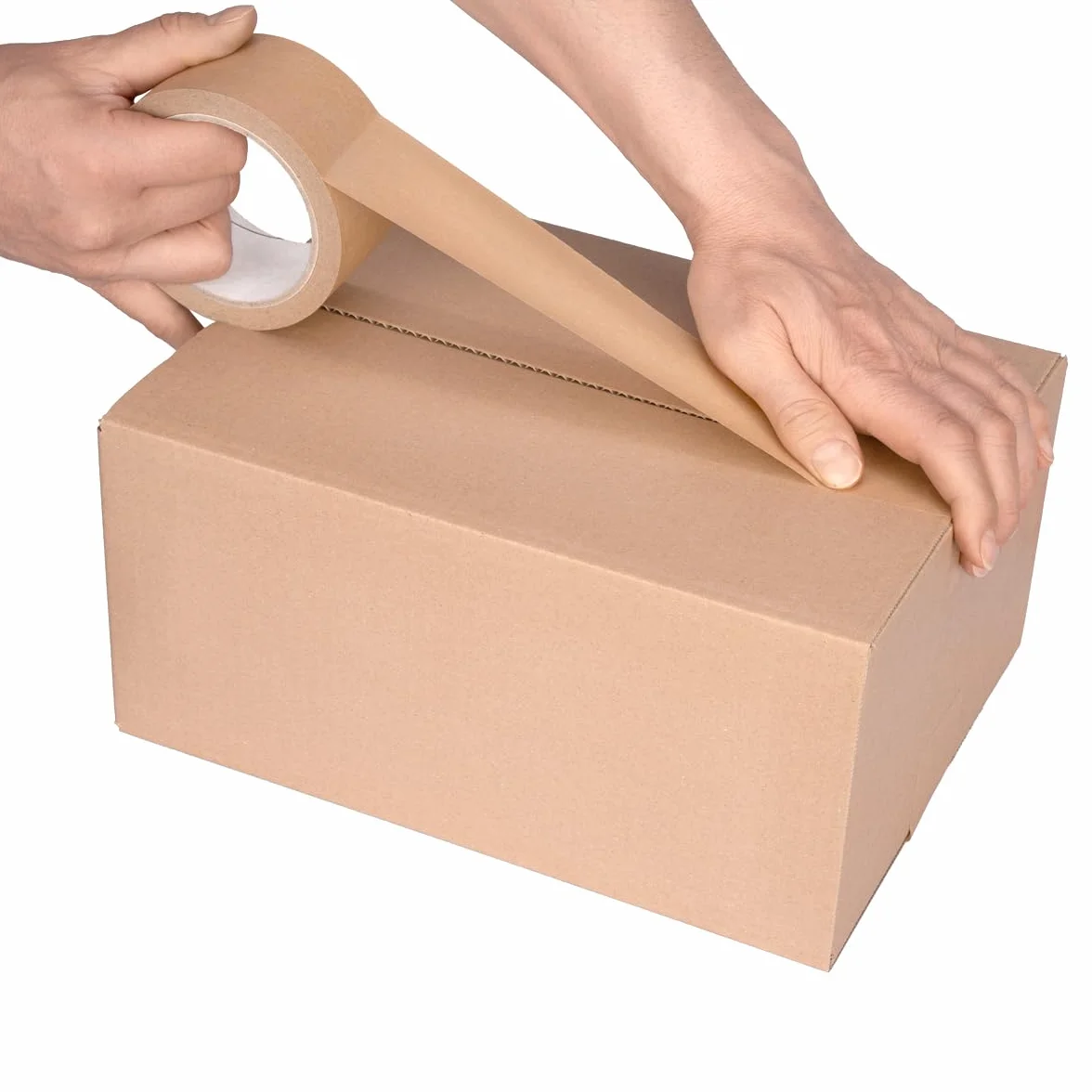 Carton d'expédition simple cannelure 30 x 21,5 x 14 cm format A4 brun - KK 30