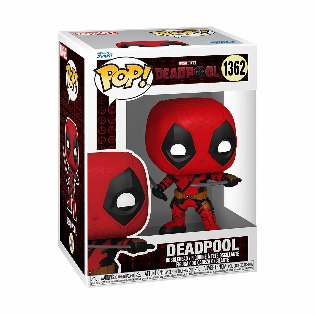Funko Pop! Marvel Deadpool & Wolverine Deadpool Figurine en Vinyle à Collectionner