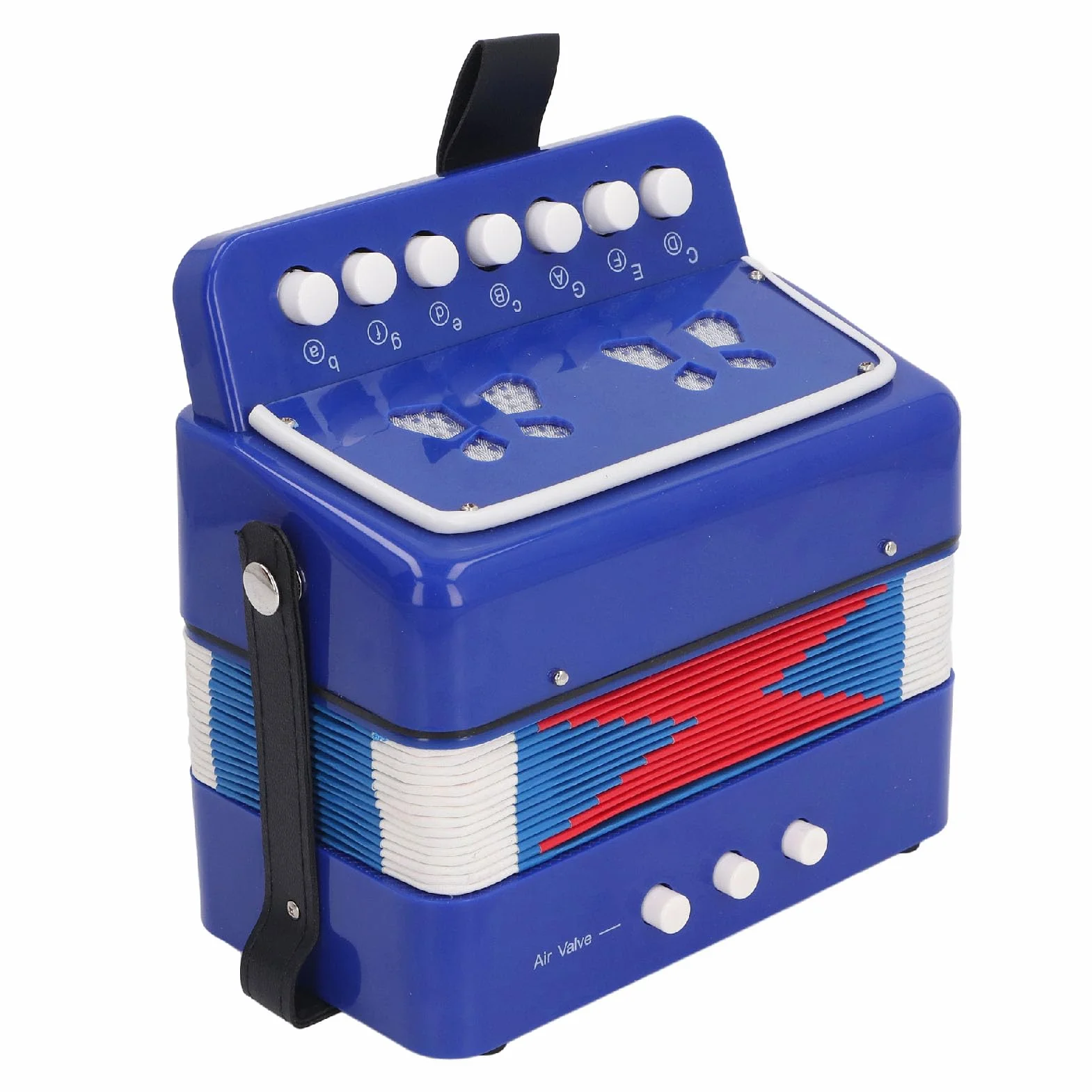 Accordéon à Boutons éducatif pour Enfants 7 Touches Développement Musical 3 Ans