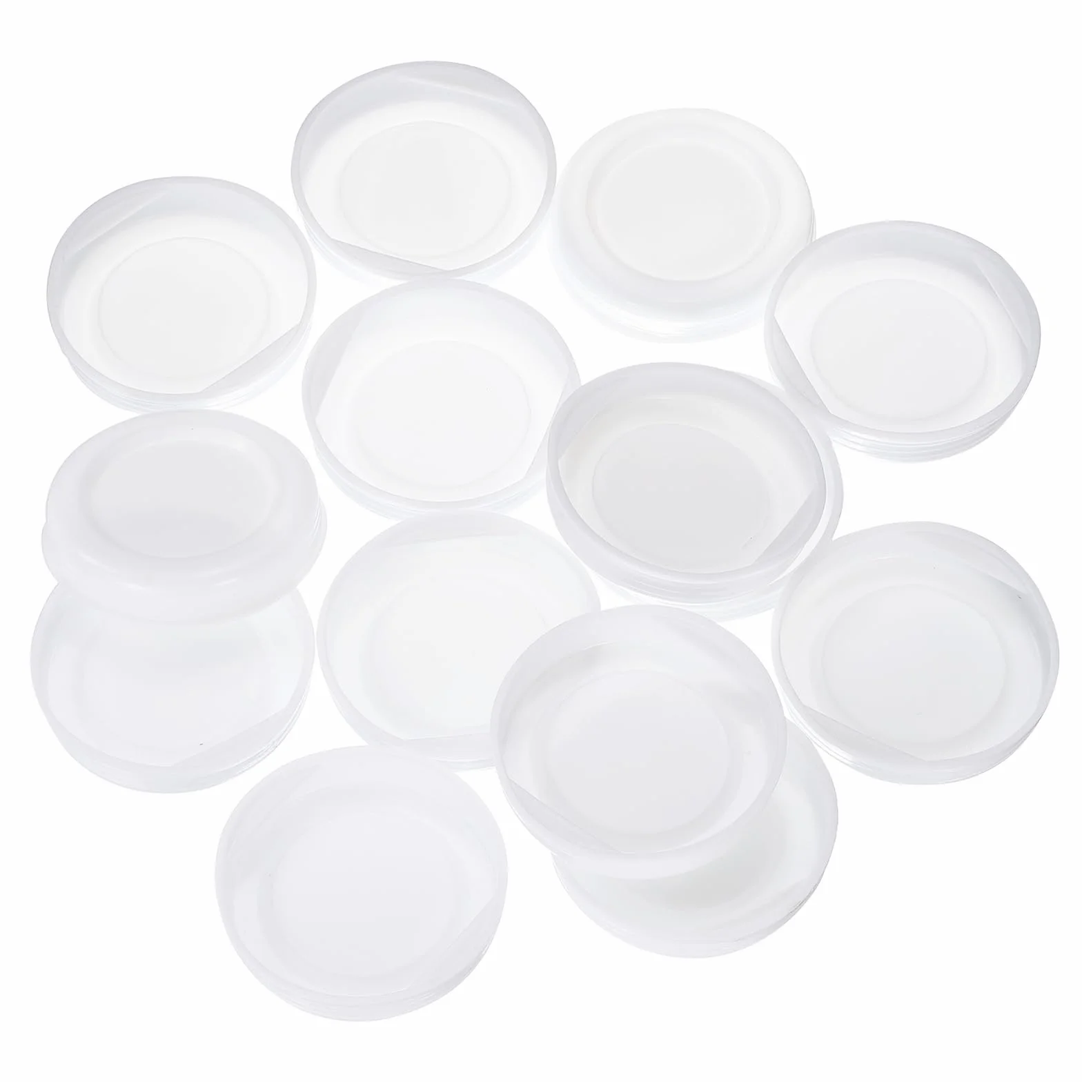 QUARKZMAN 100Pcs Embouts de Tube d'Expédition en Carton de 2" Ronds Protection Plastique