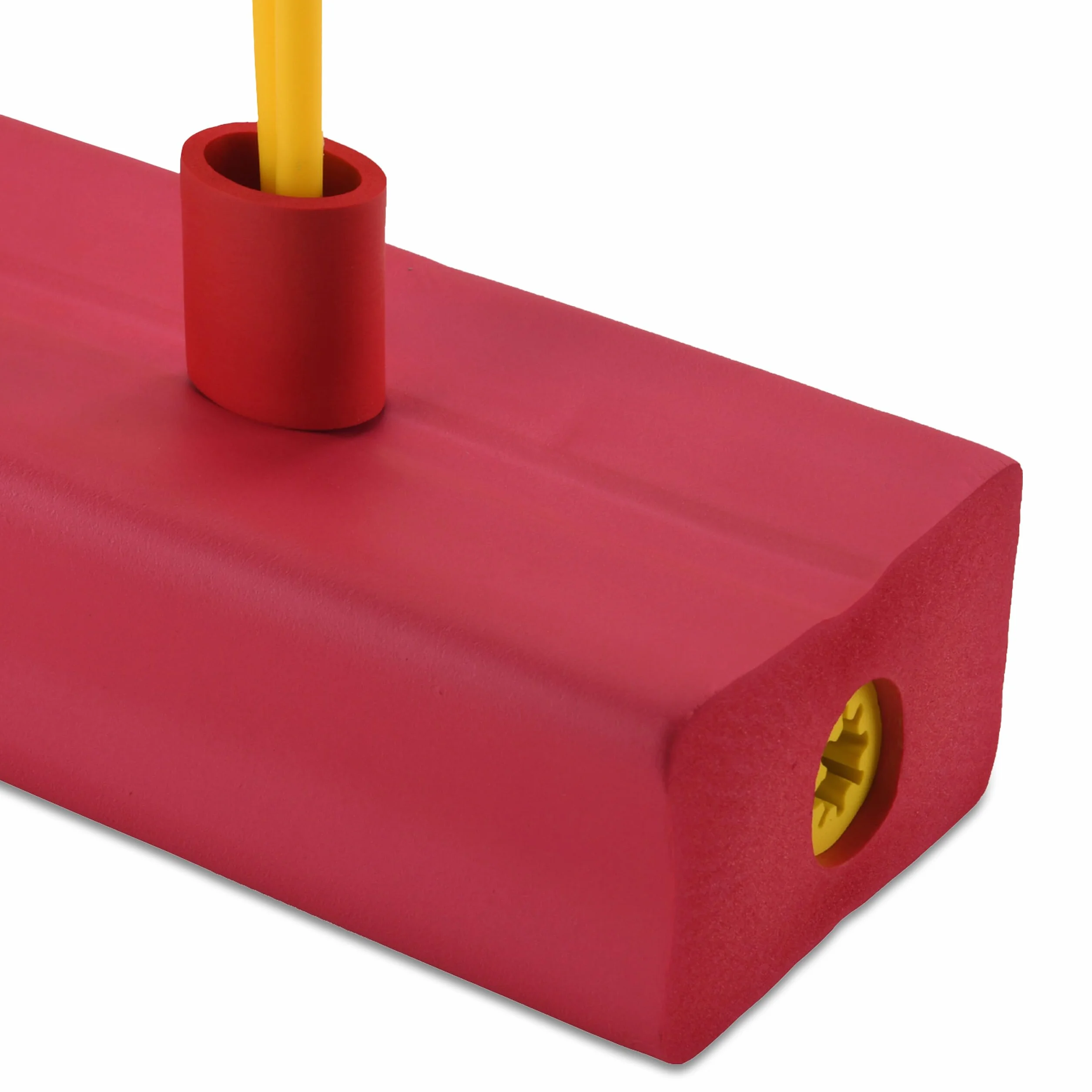 Relaxdays Pogo Jumper pour Enfants 80 kg Jouet de Saut extérieur Rouge