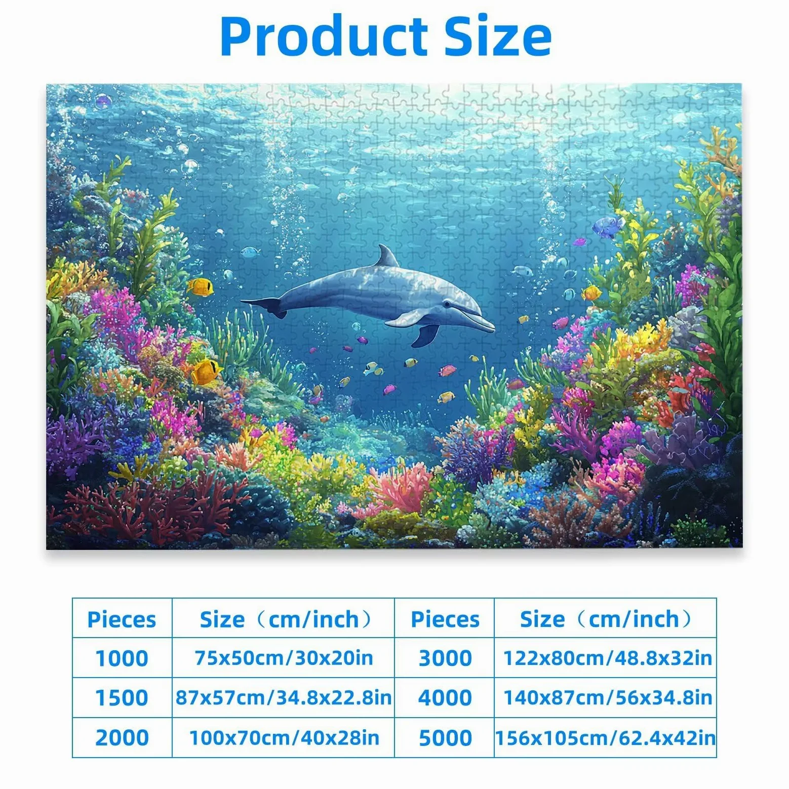 Puzzle Océan 4000 Pièces Adultes, Puzzle 4000 Pièces pour Adultes et Enfants à Partir de 14 Ans, Paysage Puzzles Bois de Qualité Supérieure avec Une Boîte d'emballage Exquise, Cadeau Femme, -3097