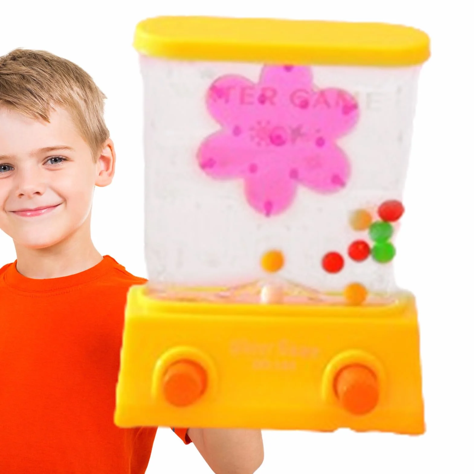 Jeu d'arcade aquatique portable avec anneau jouets de plage éducatifs motricité fine