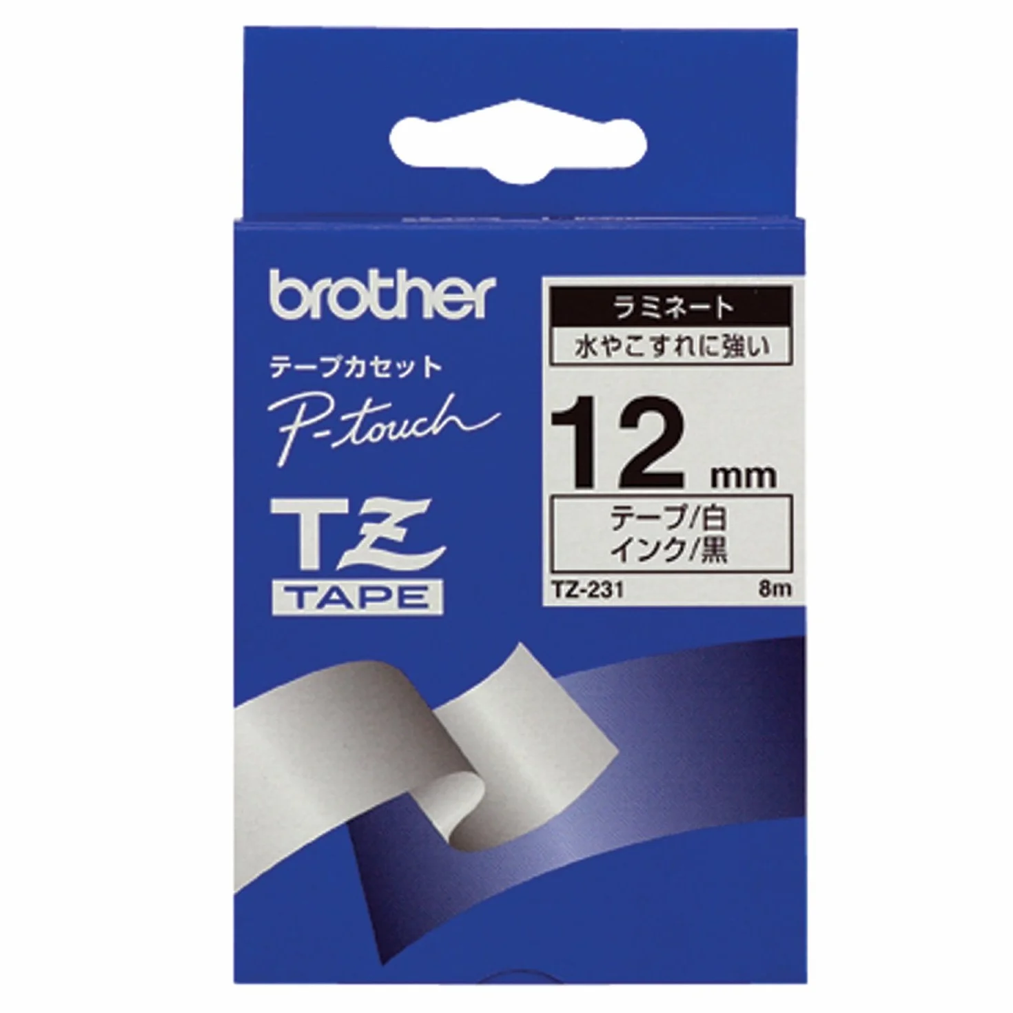 Brother TZe231 Cartouche d'origine 12 x 8 mm