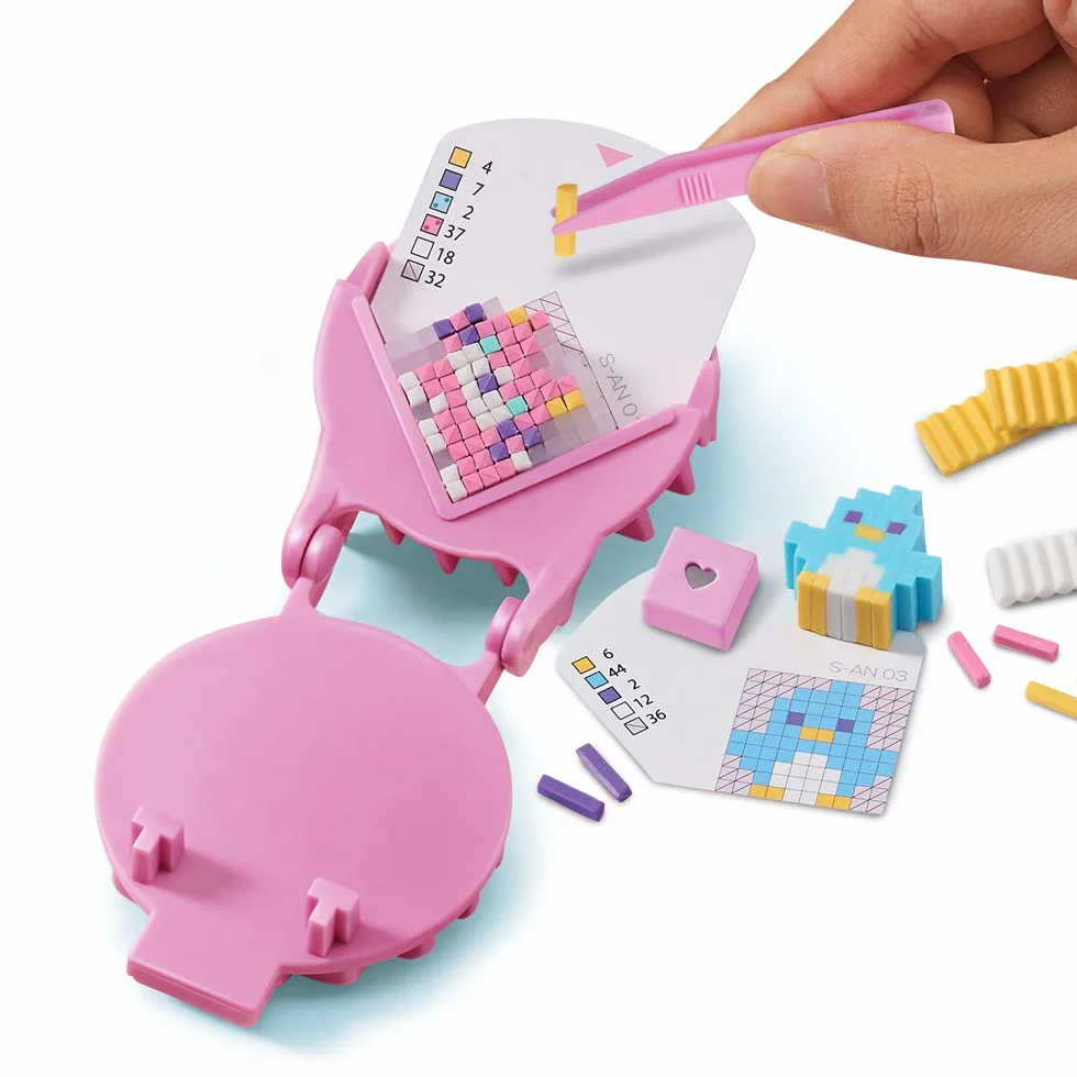 Bandai Pretty Pixels Krazy Pixels Fabrique à gommes Set de démarrage Animaux