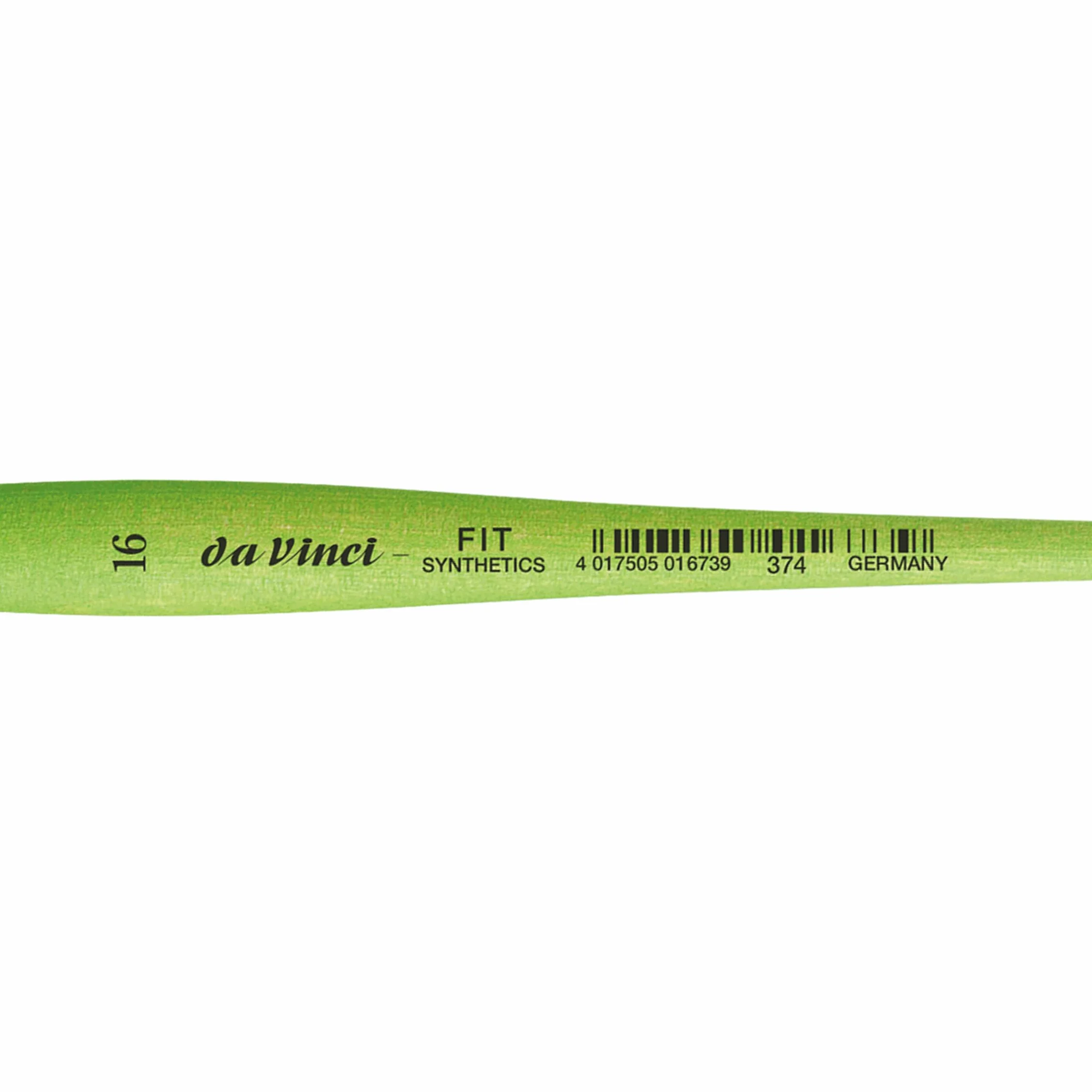 Pinceau da Vinci FIT Synthetics Série 374 Plat Taille 16 Fibres Synthétiques Souples Grises Acrylique Gouache Tempera Papier Carton