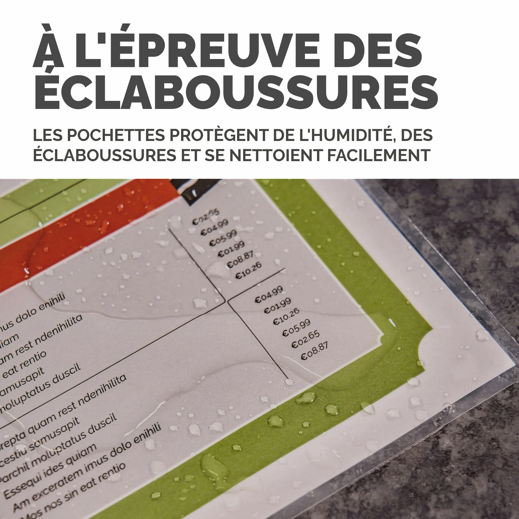 Fellowes Pochettes de Plastification A4 80 Microns Pack de 100 Feuilles Finition Mate