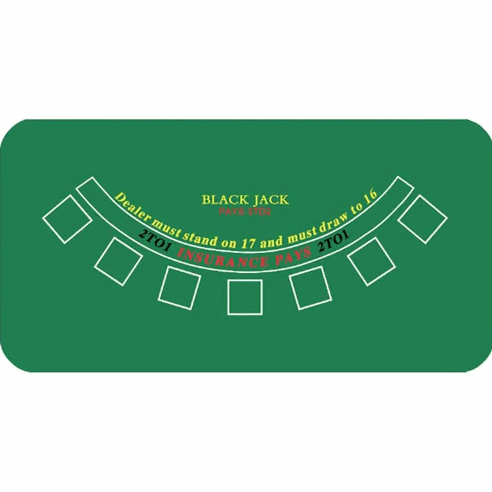 Tapis de Jeu, for Texas Holdem Poker et Blackjack – Tapis de qualité Professionnelle(70 * 35in)