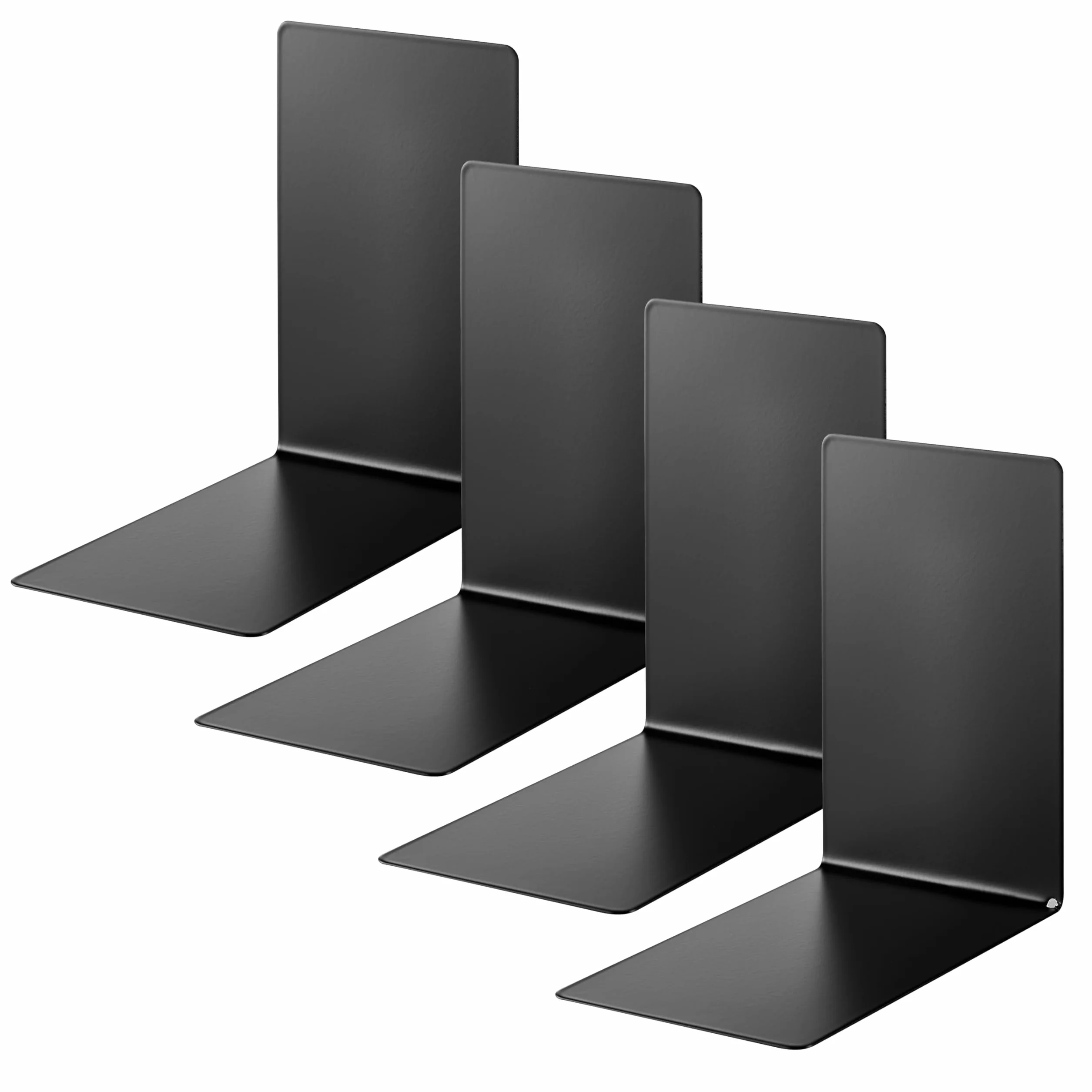 Serre-livres en métal Alco-Albert 4301-11-4 4 pièces noir 14 x 14 x 8,5 cm
