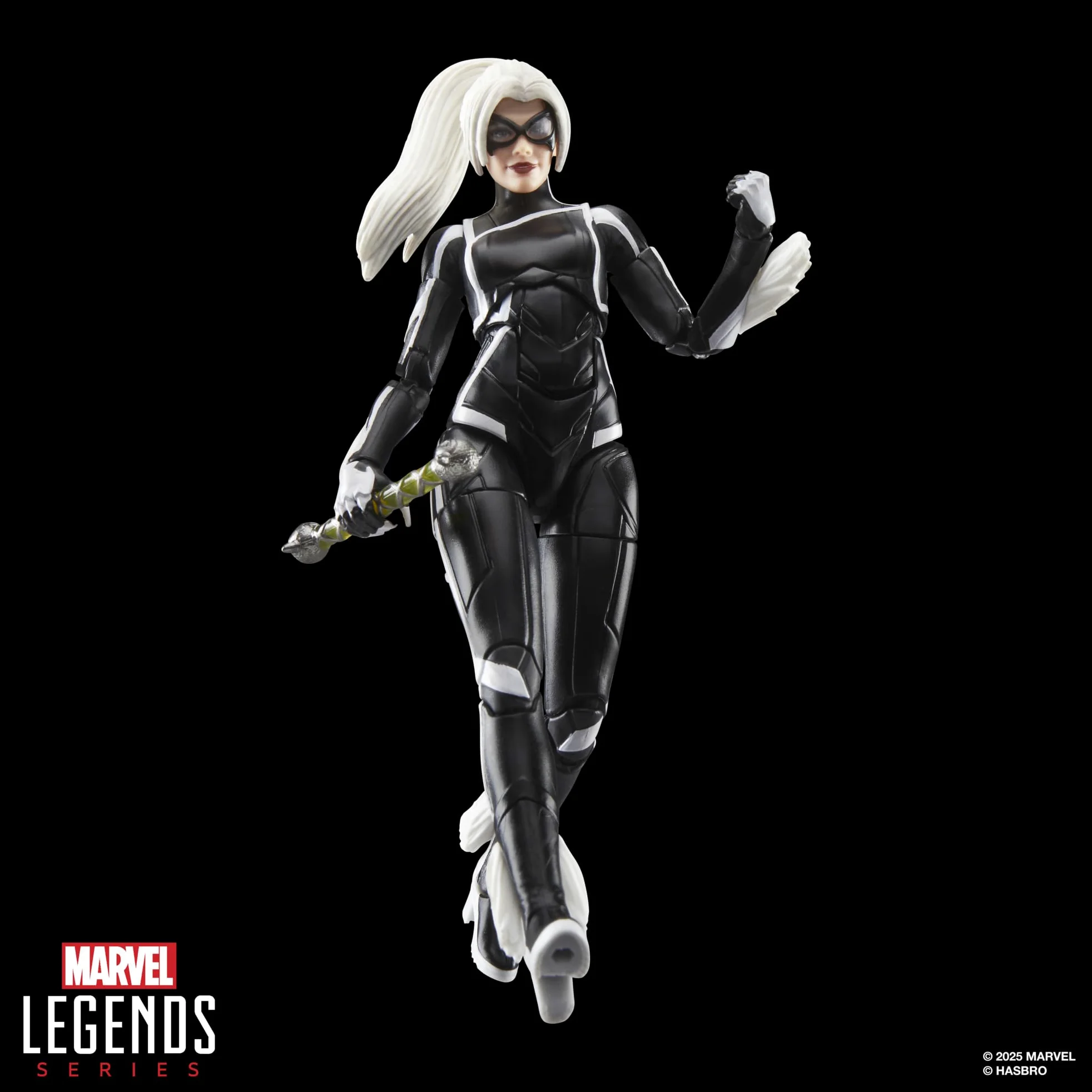 Marvel Legends Series Gamerverse Black Cat Felicia Hardy Action Figure | Figurine inspirée de Spider-Man 2 de 15,2 cm, 3 accessoires, 20 pièces et plus, à partir de 4 ans