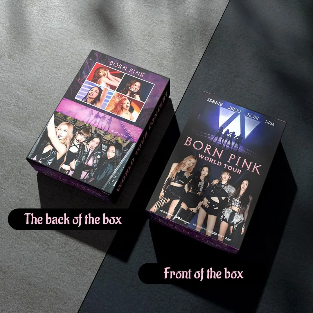 Kpop BP Cartes à Collectionner Born Pink World Tour 55 Lomo Cartes