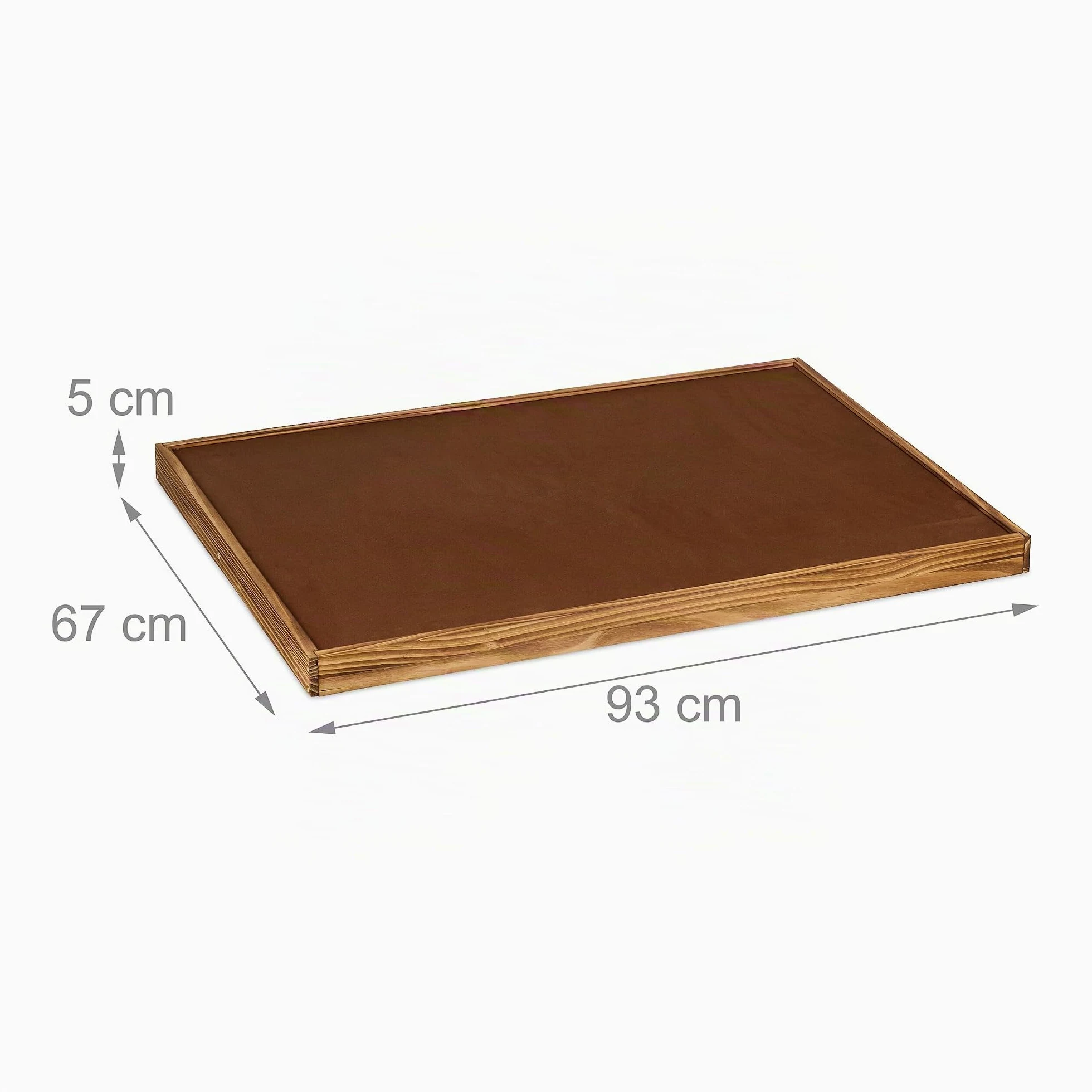 Relaxdays Table de Puzzle, réversible, pour 1000 & 1500 pièces, Hauteur réglable, Bois, inclinable, Support, Marron
