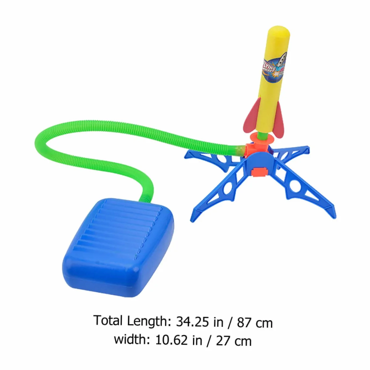 Abaodam Lanceur de Fusées à Pied en Mousse Eva Légère Lance-roquettes Réglable Jouet Extérieur