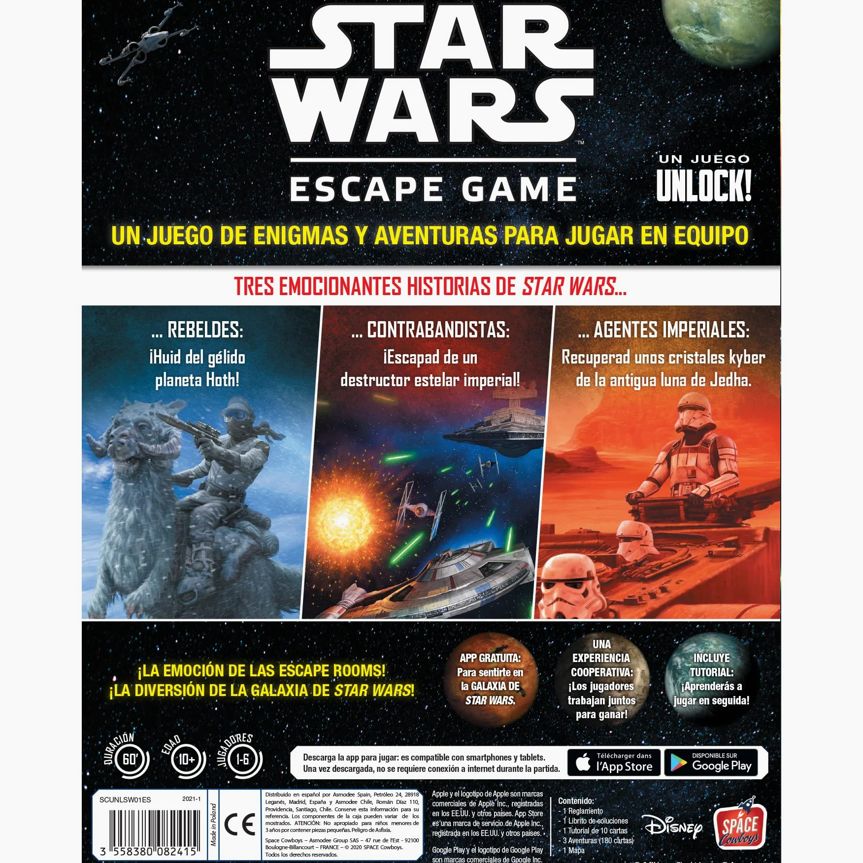 Space Cowboys- Star Wars Escape Game – Espagnol, SCUNLSW01ES
