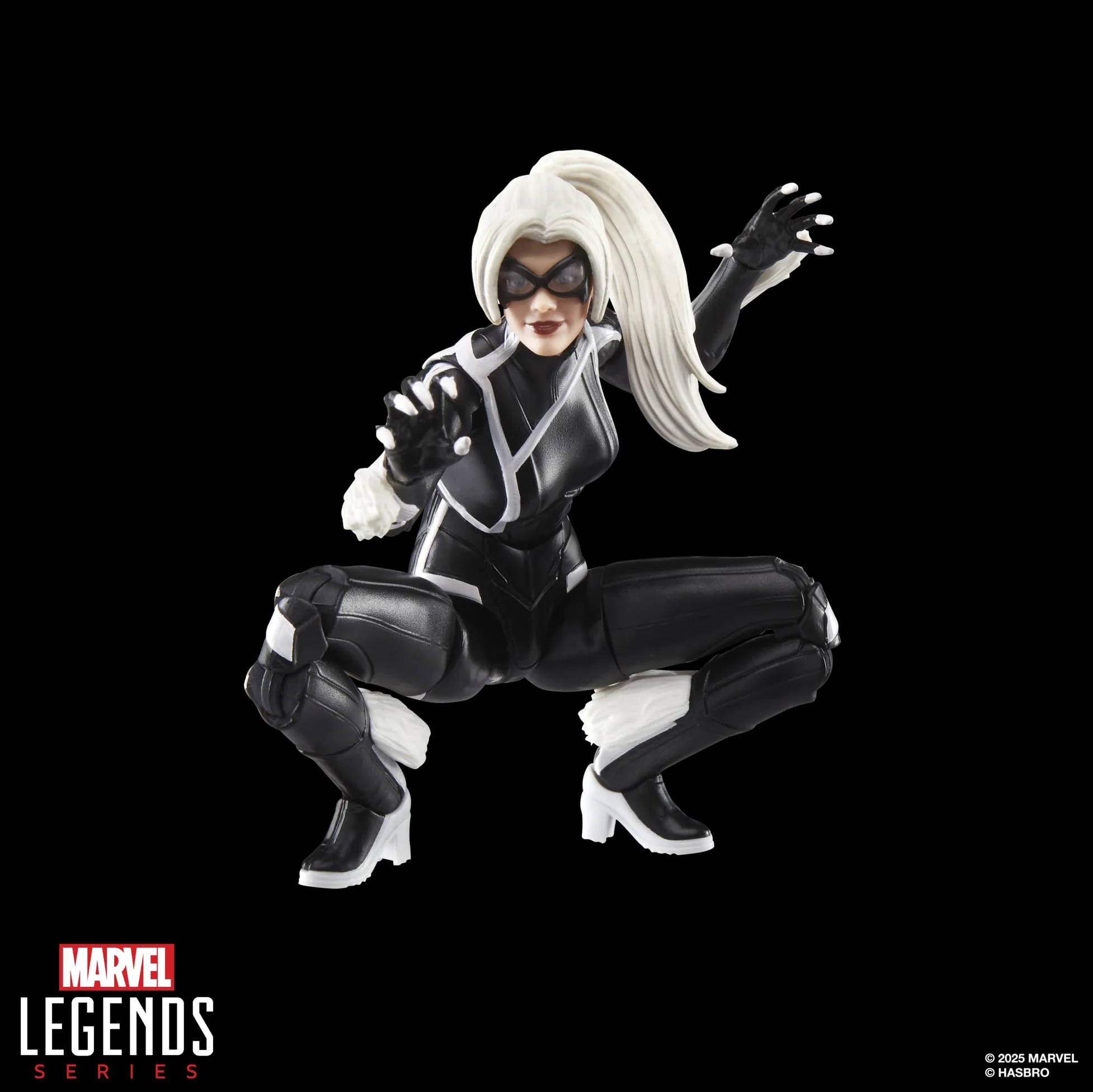Marvel Legends Series Gamerverse Black Cat Felicia Hardy Action Figure | Figurine inspirée de Spider-Man 2 de 15,2 cm, 3 accessoires, 20 pièces et plus, à partir de 4 ans