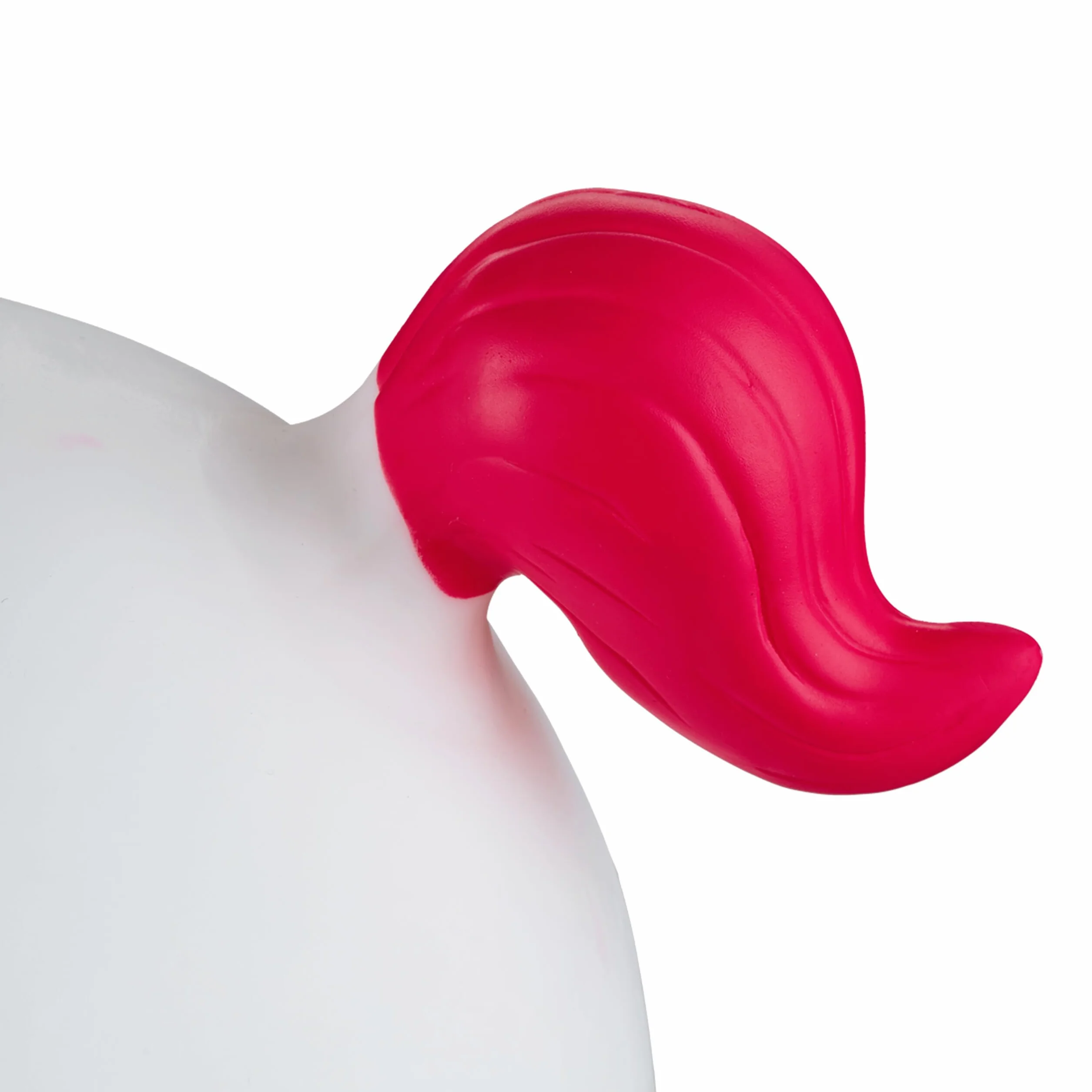 Relaxdays Animal Sauteur en Forme de Licorne, Charge Max. 50 kg, sans BPA, Pompe à air, Blanc