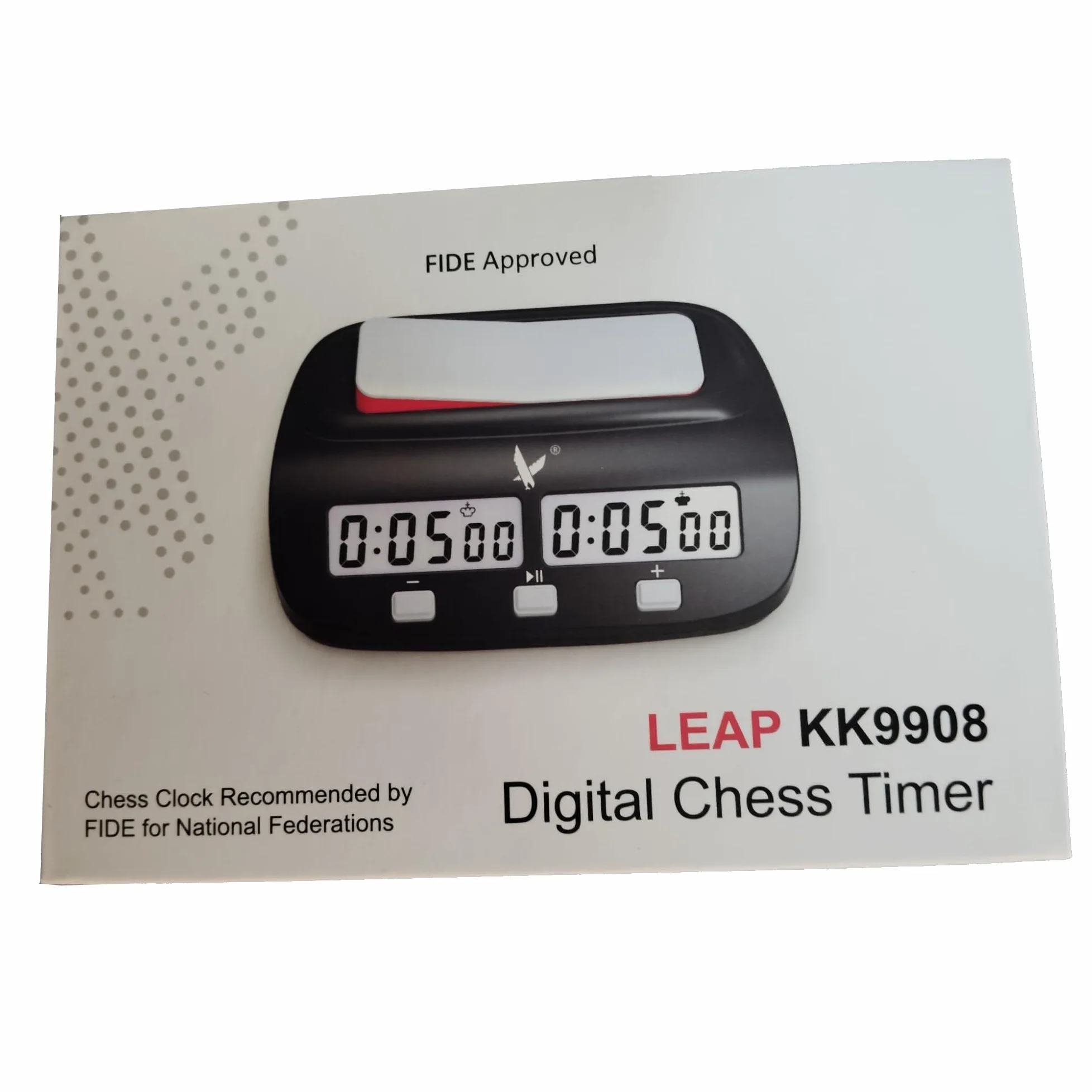 LEAP Minuteur d'échecs homologué Fide Minuteur d'échecs numérique Professionnel pour jeux de société (Magasin officiel) Bleu