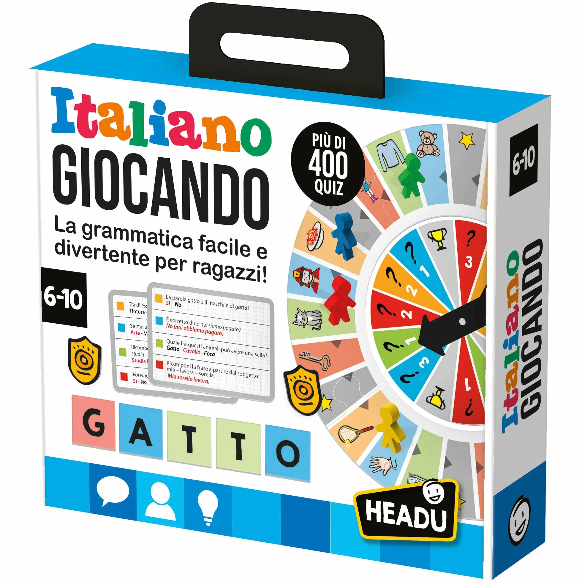 Headu Italien Jouant Grammaire Facile Amusante Jeux Éducatifs 6 7 8 9 10 Ans Enfants