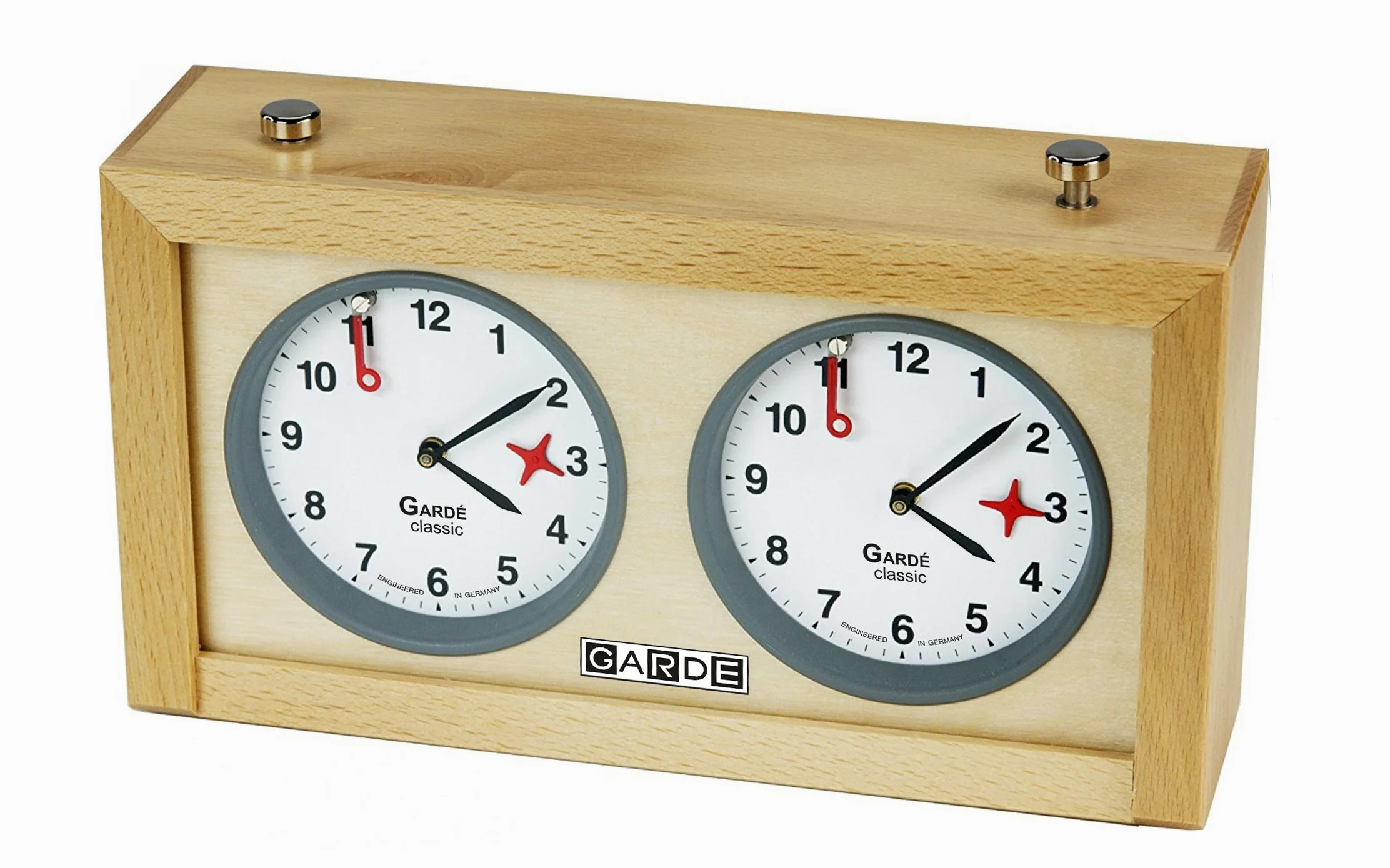 Garde Classique - pendules d'échecs mécanique en Bois, Couleur Bois