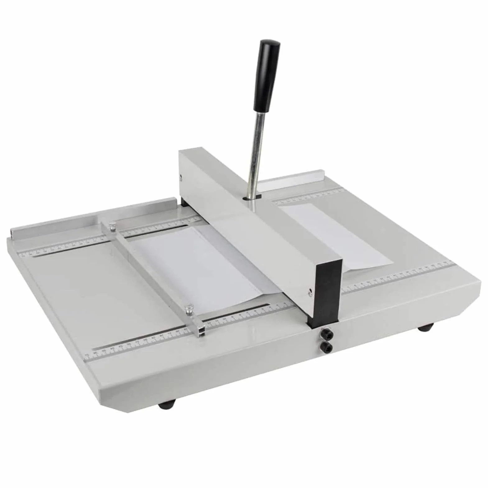 Machine à Rainer Manuelle 350 mm avec Règle de Positionnement pour Cartes de Vœux, Brochures et Photos