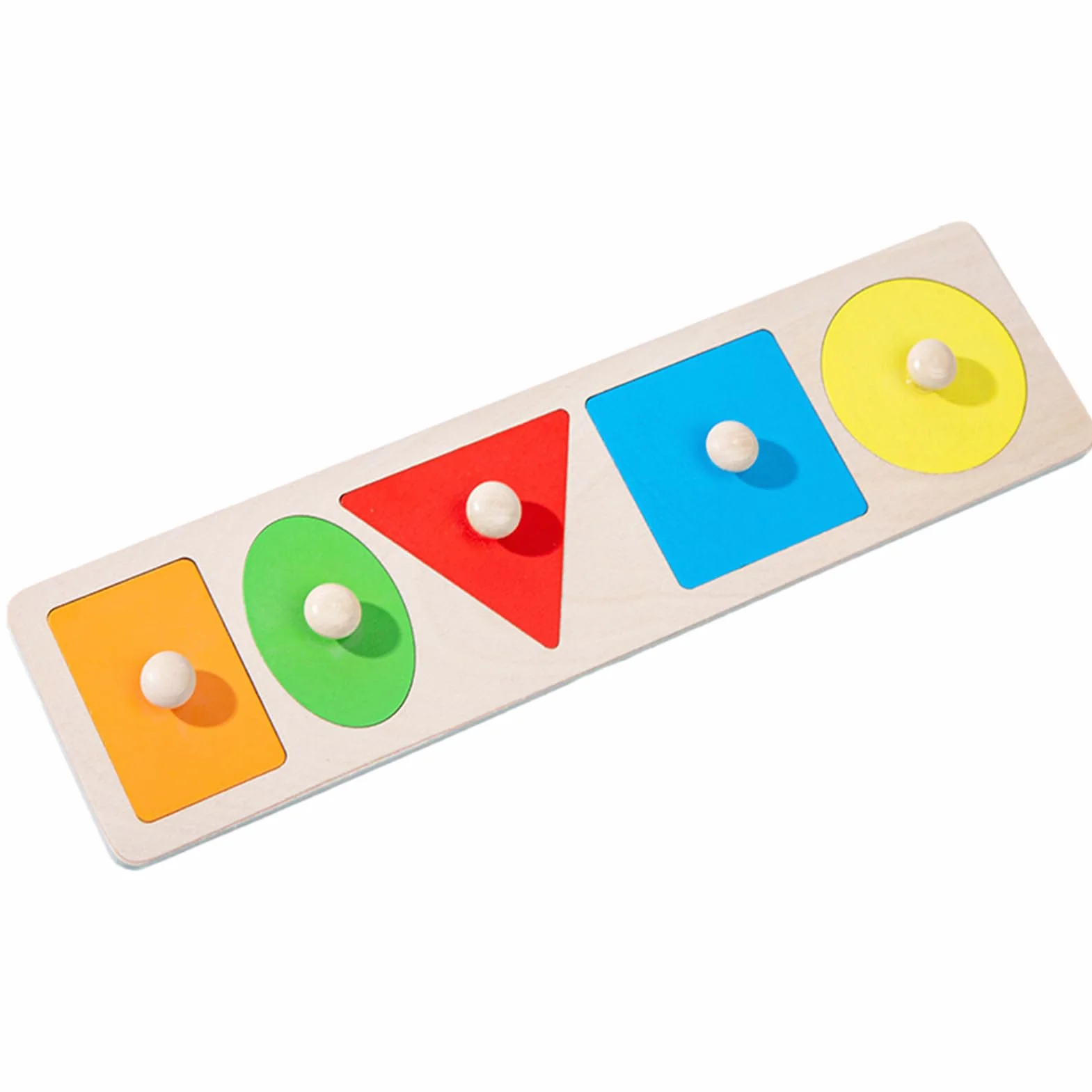 Puzzle à Formes Multiples en Bois Éducatif pour Tout-Petits
