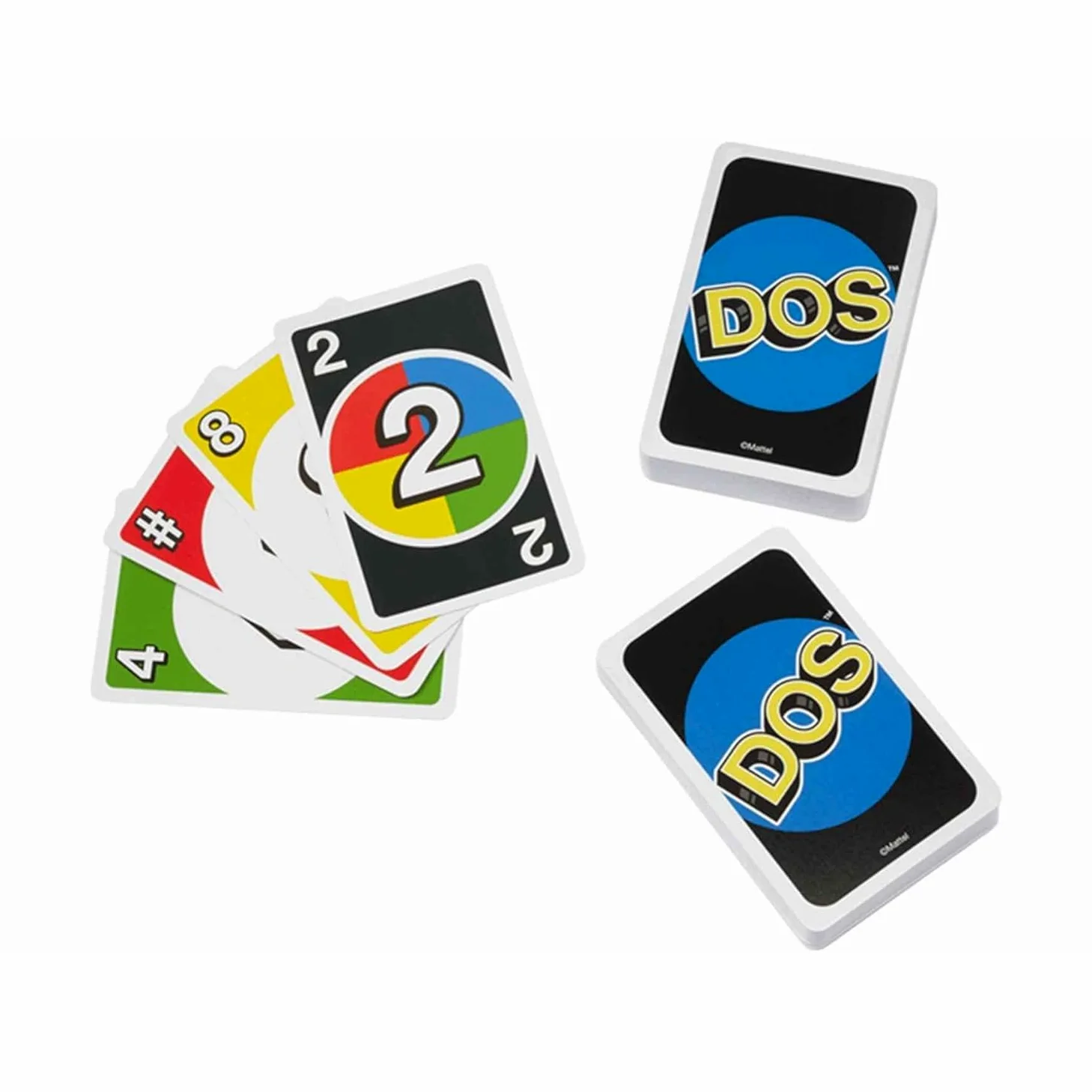 Mattel Uno Lot de 3 jeux de cartes Dos and Phase 10