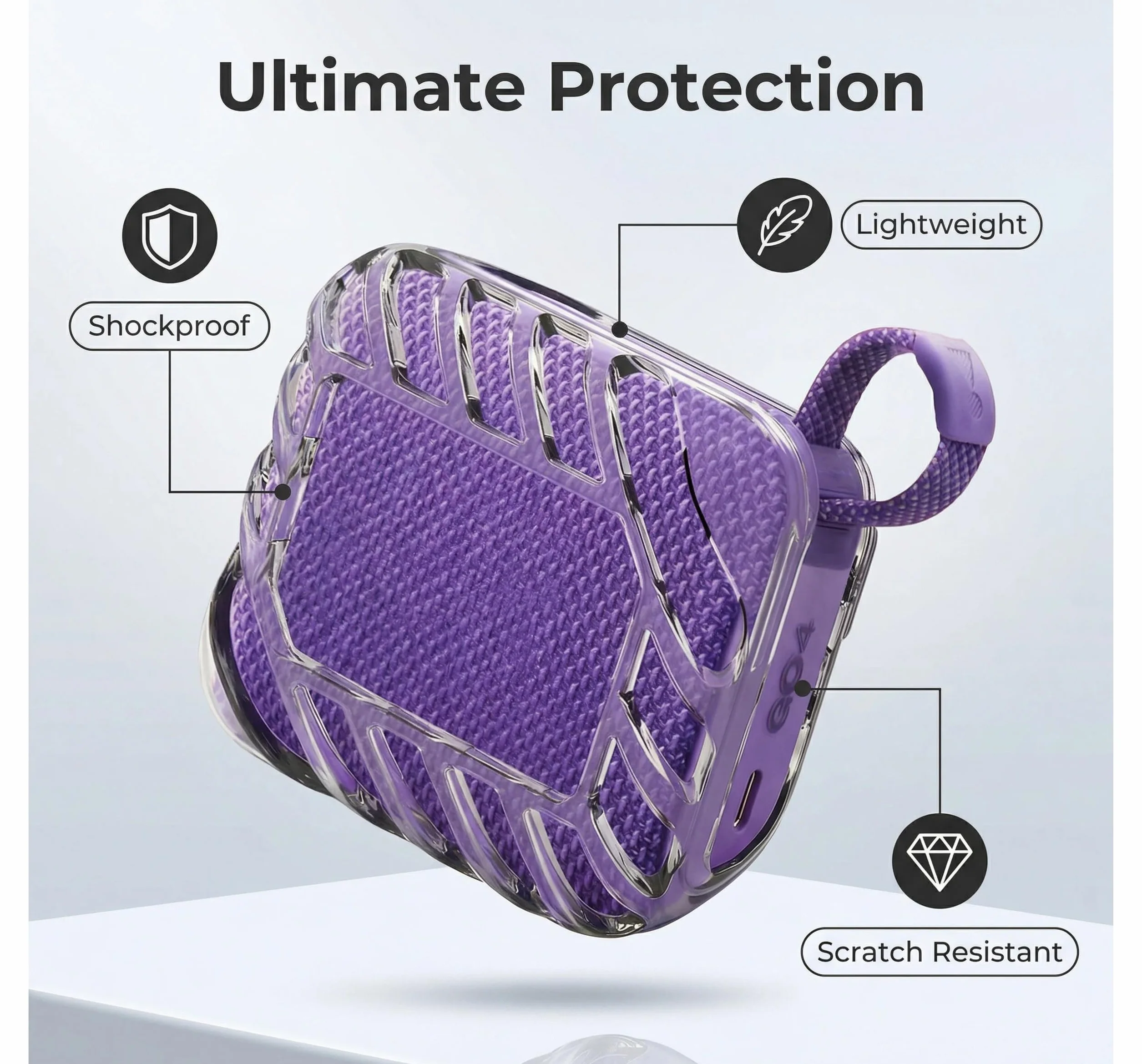 JBL Go 4 Silicone Case Protecteur Haut-Parleur Bluetooth Antichoc
