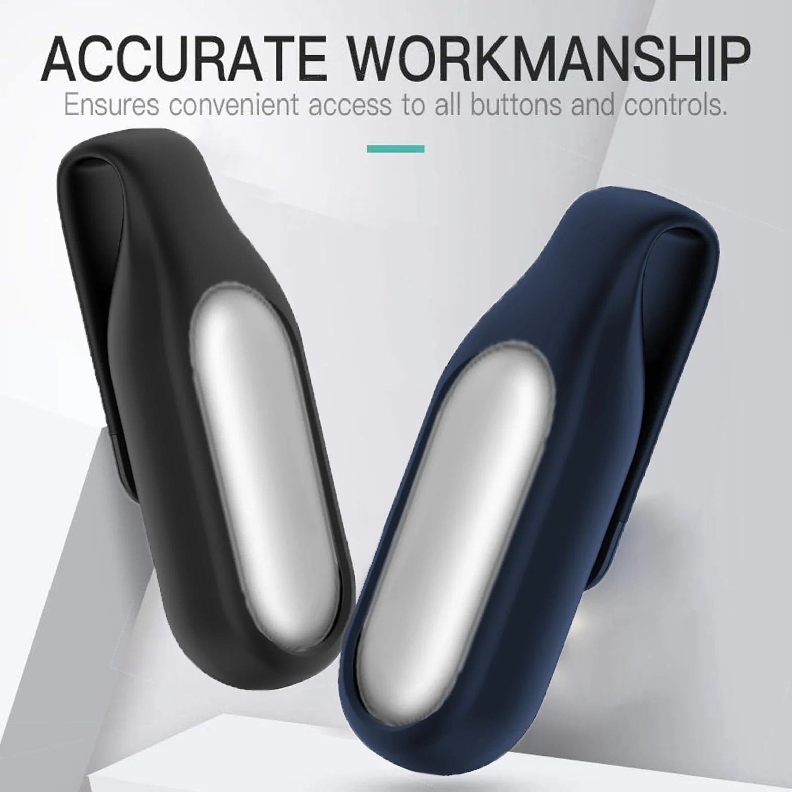 Étui en silicone souple pour enregistreur vocal PLAUD NotePin - Compatible avec NotePin AI (noir)