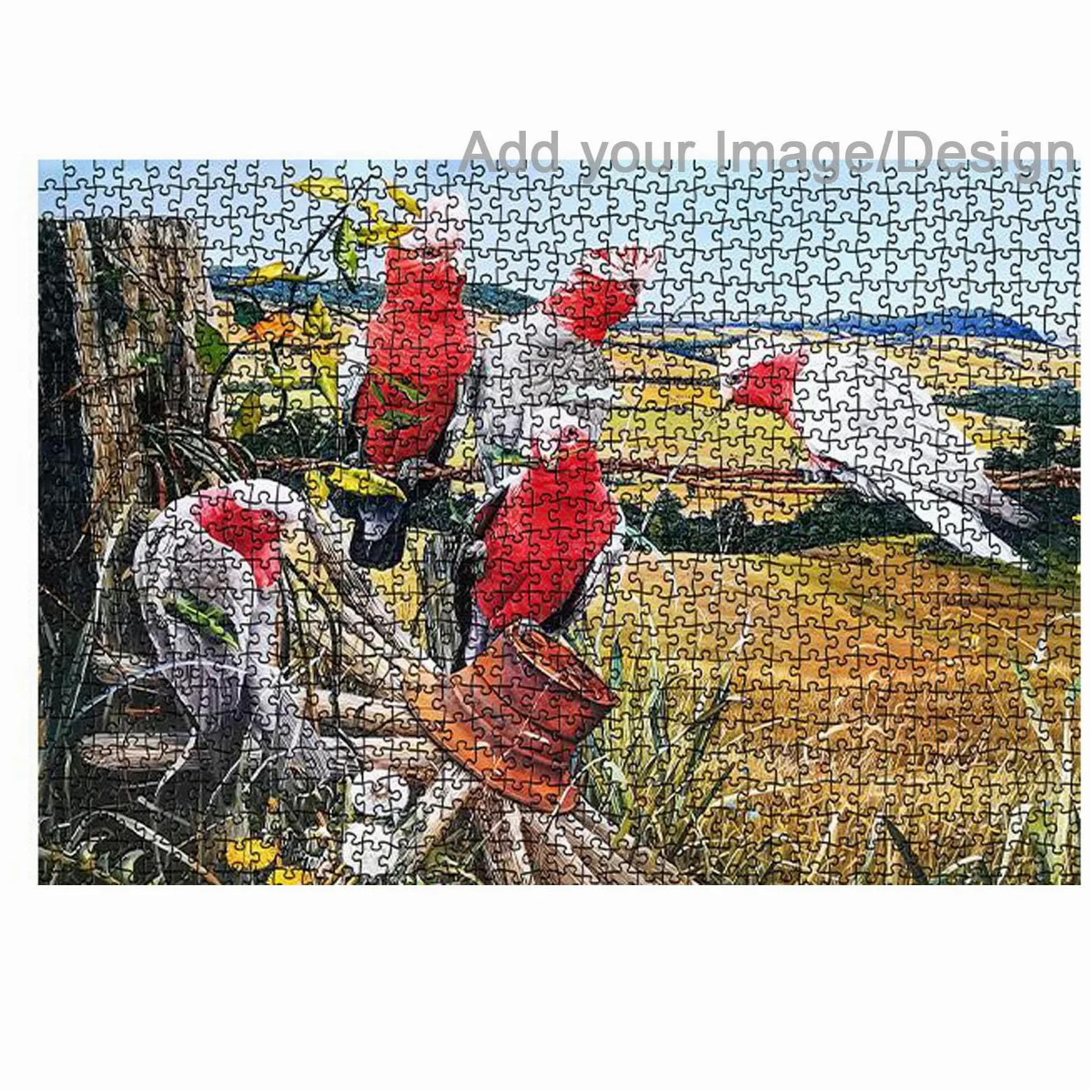 Puzzle Personnalisé Photo 5000 Pièces Personnalisable Cadeau, Puzzle de Mariage, Animal de Compagnie, Paysage, 5000 Pcs