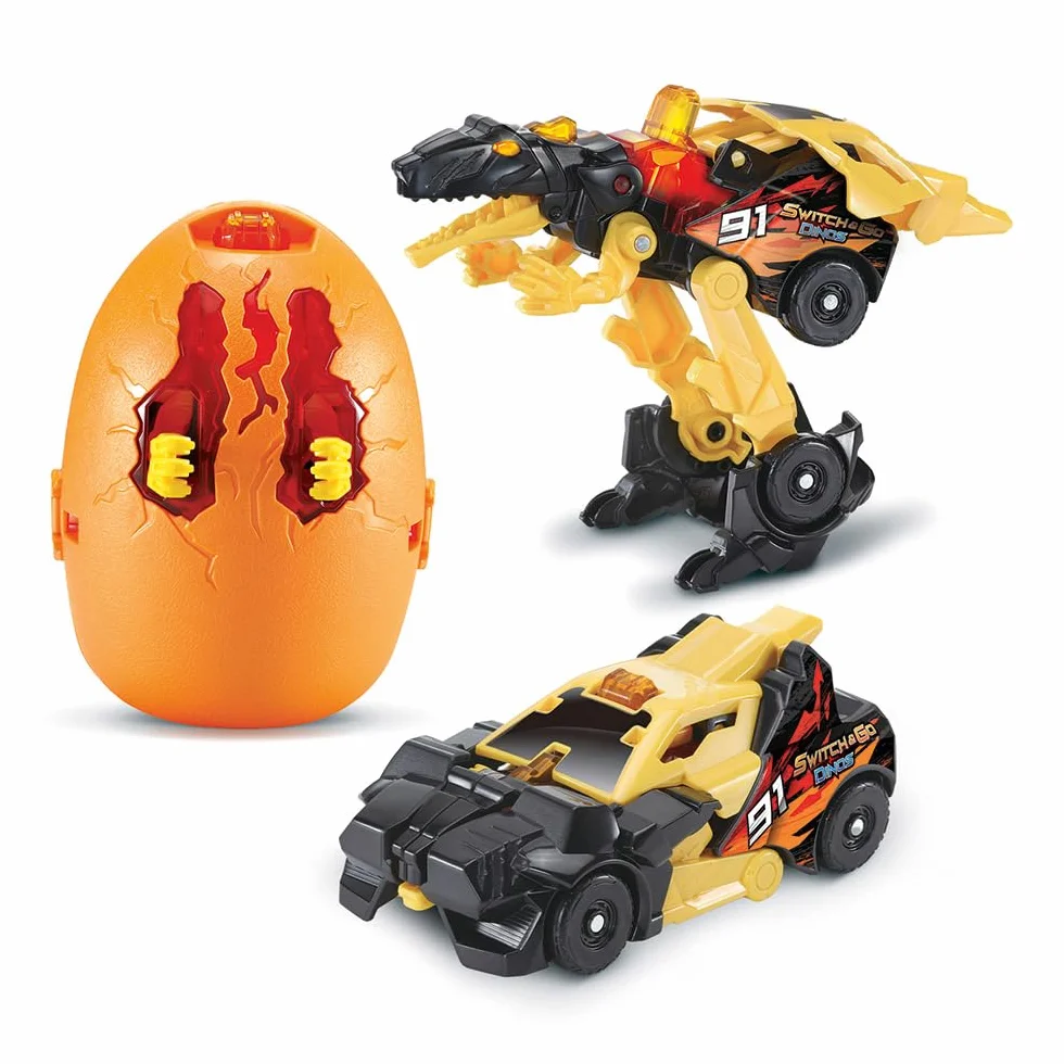 VTech Switch & Go Dinos Œuf Dinosaure Transformable Jouet Sonore 2e Génération 6 Modèles Cadeau Enfant 4 Ans Français