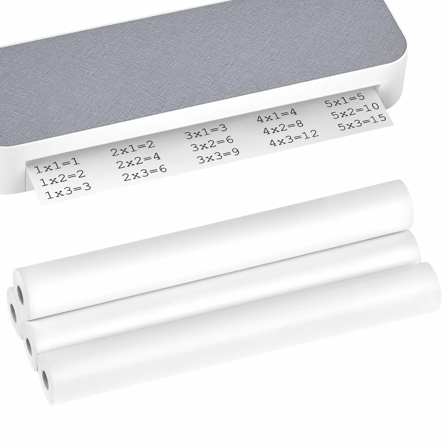 QWORK® 4 Rouleaux Papier Thermique A4, 100 Feuilles - Papier Imprimante Thermique