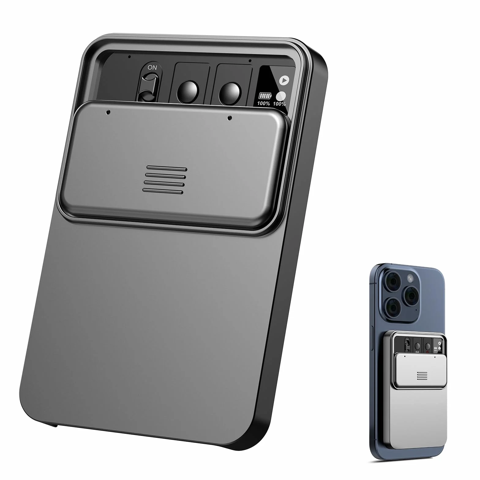 Etui de Protection pour Enregistreur Vocal AI, Compatible, Couvercle Coulissant, Résistant aux Chutes, Portable