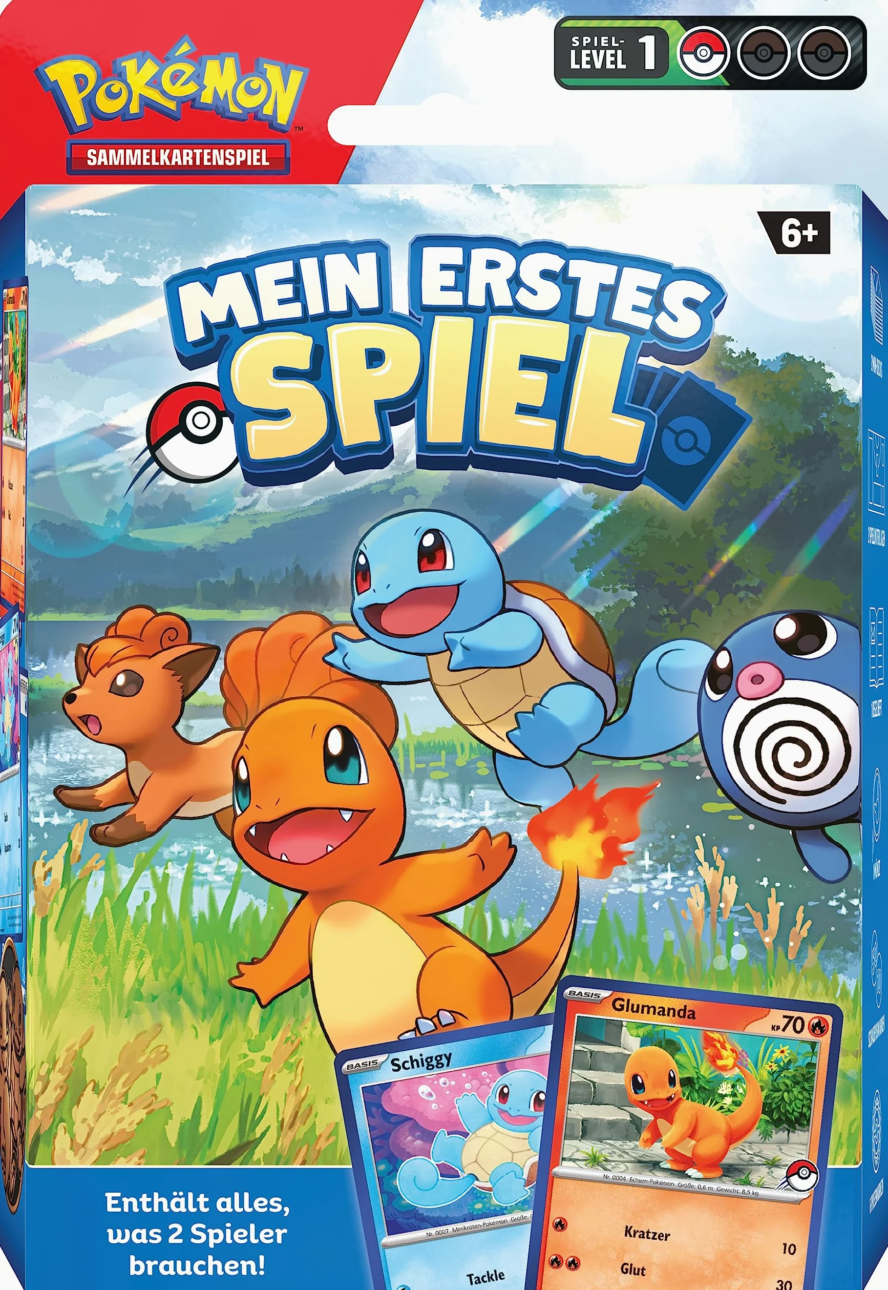 Pokémon Starter-Set My First Game-Glumanda and Schiggy